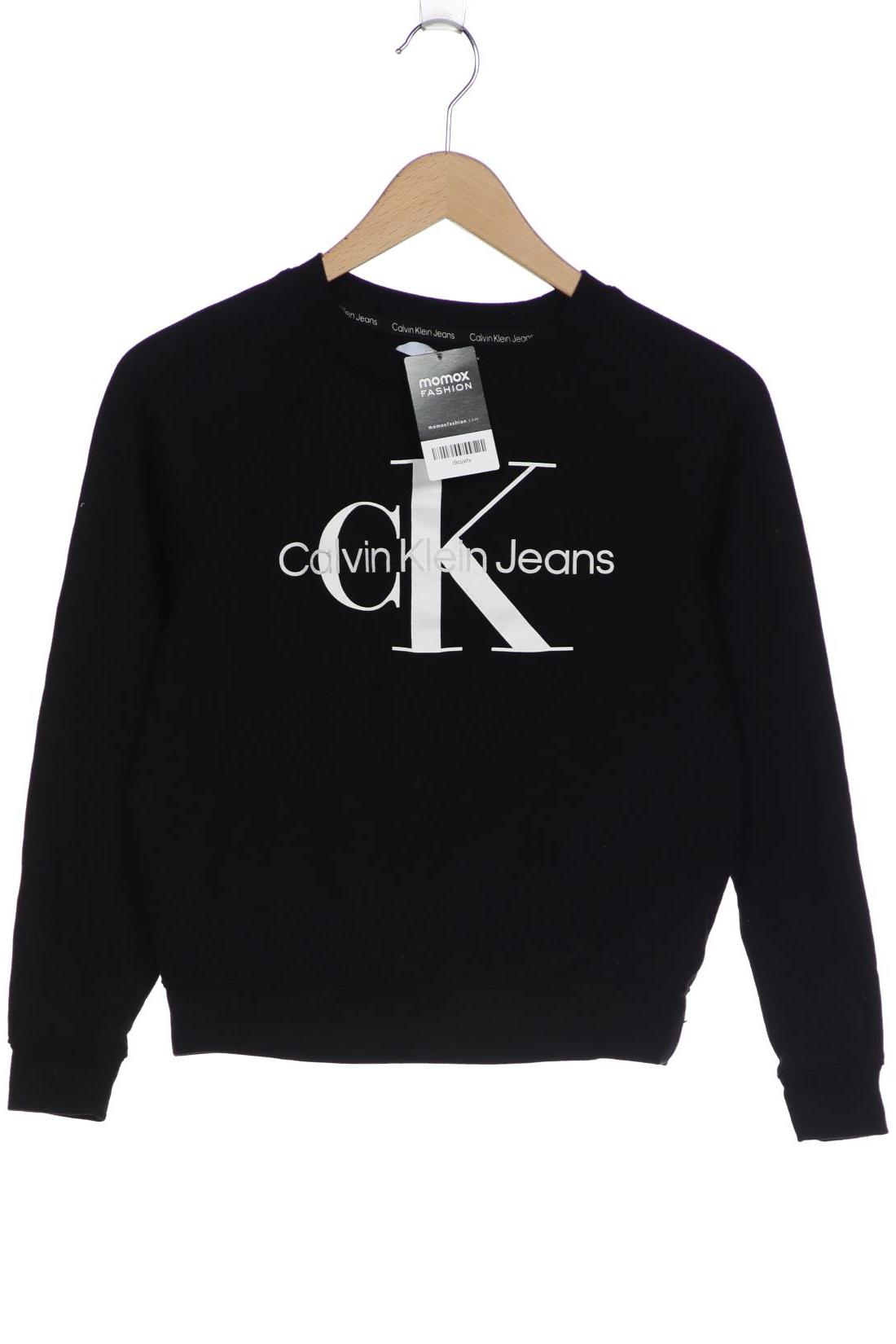 

Calvin Klein Jeans Damen Sweatshirt, schwarz, Gr. 34