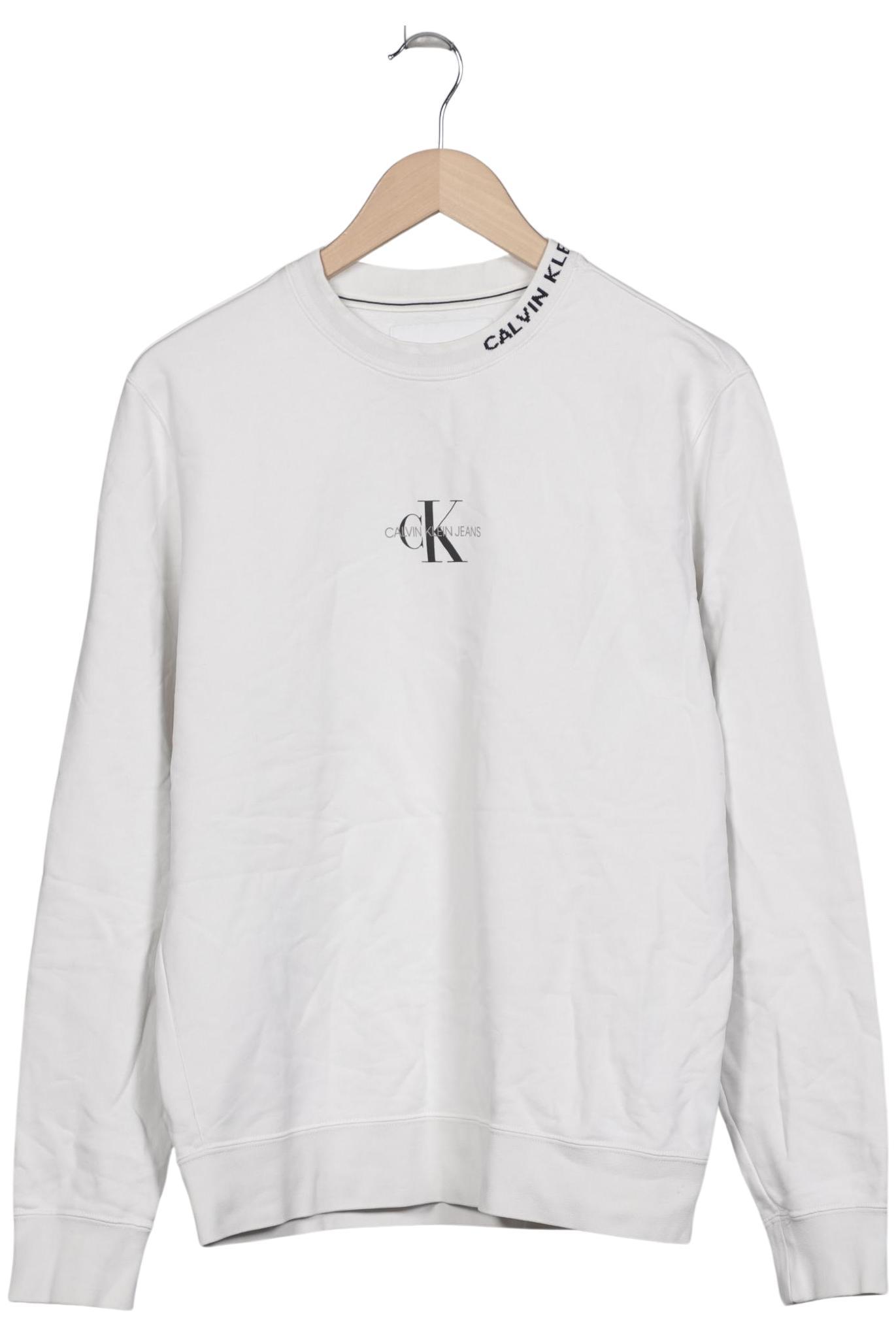 

Calvin Klein Jeans Herren Sweatshirt, weiß, Gr. 48