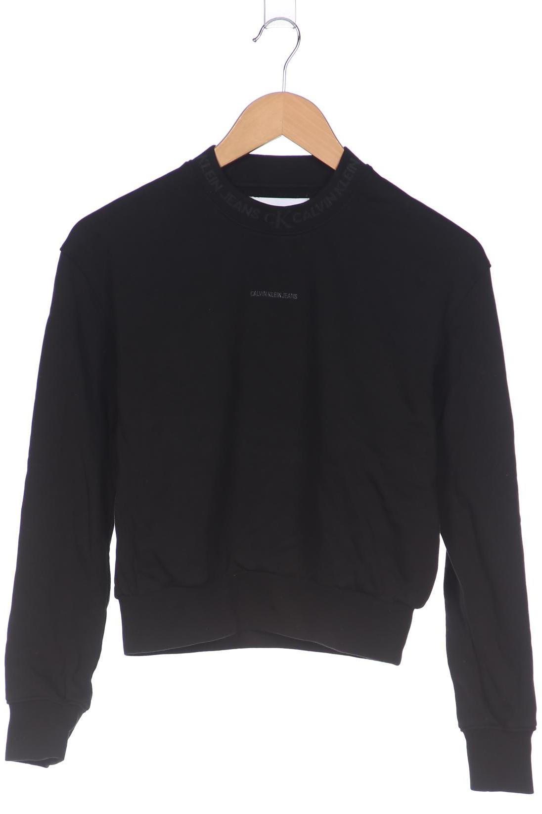 

Calvin Klein Jeans Damen Sweatshirt, schwarz, Gr. 34