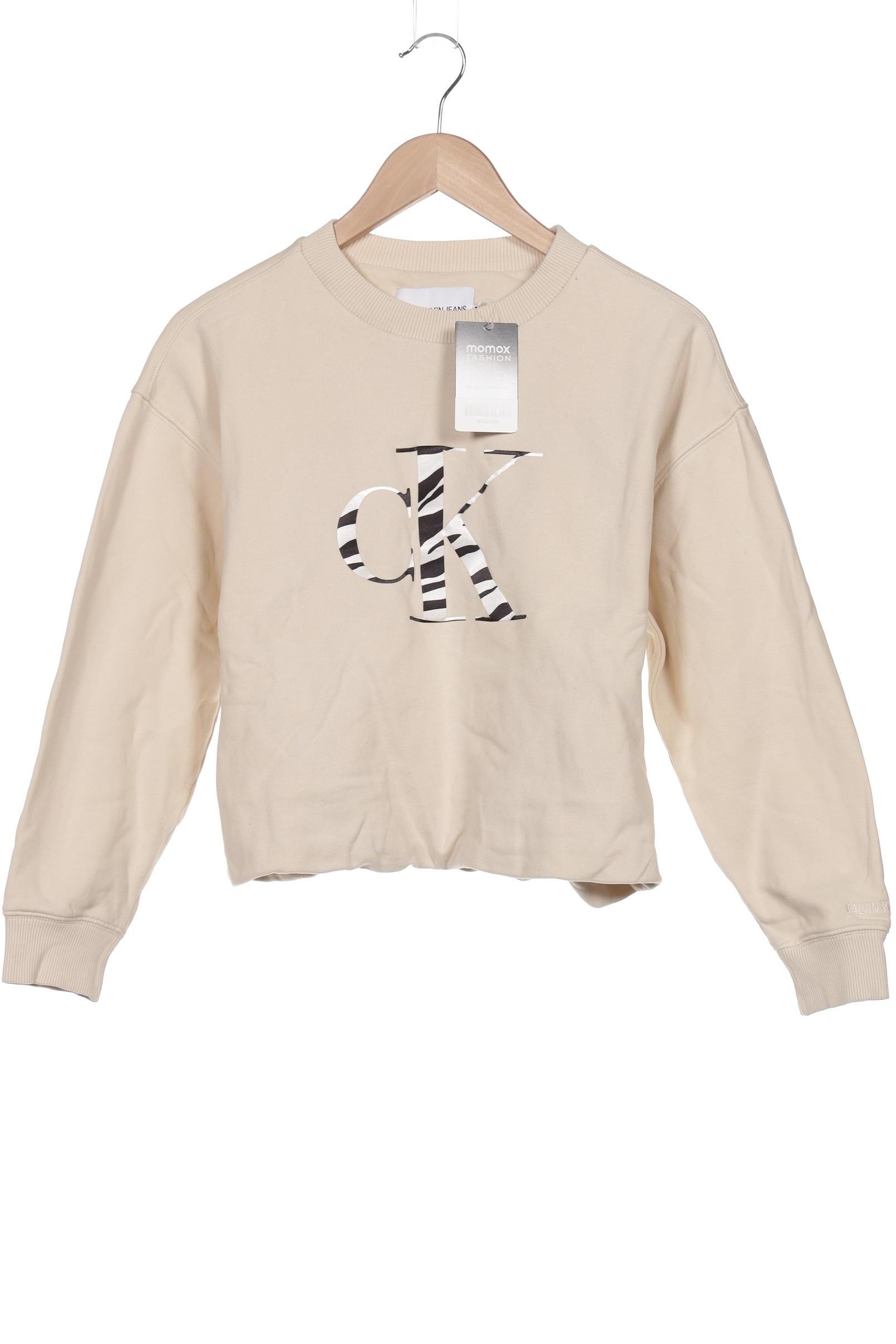 

Calvin Klein Jeans Damen Sweatshirt, beige, Gr. 34