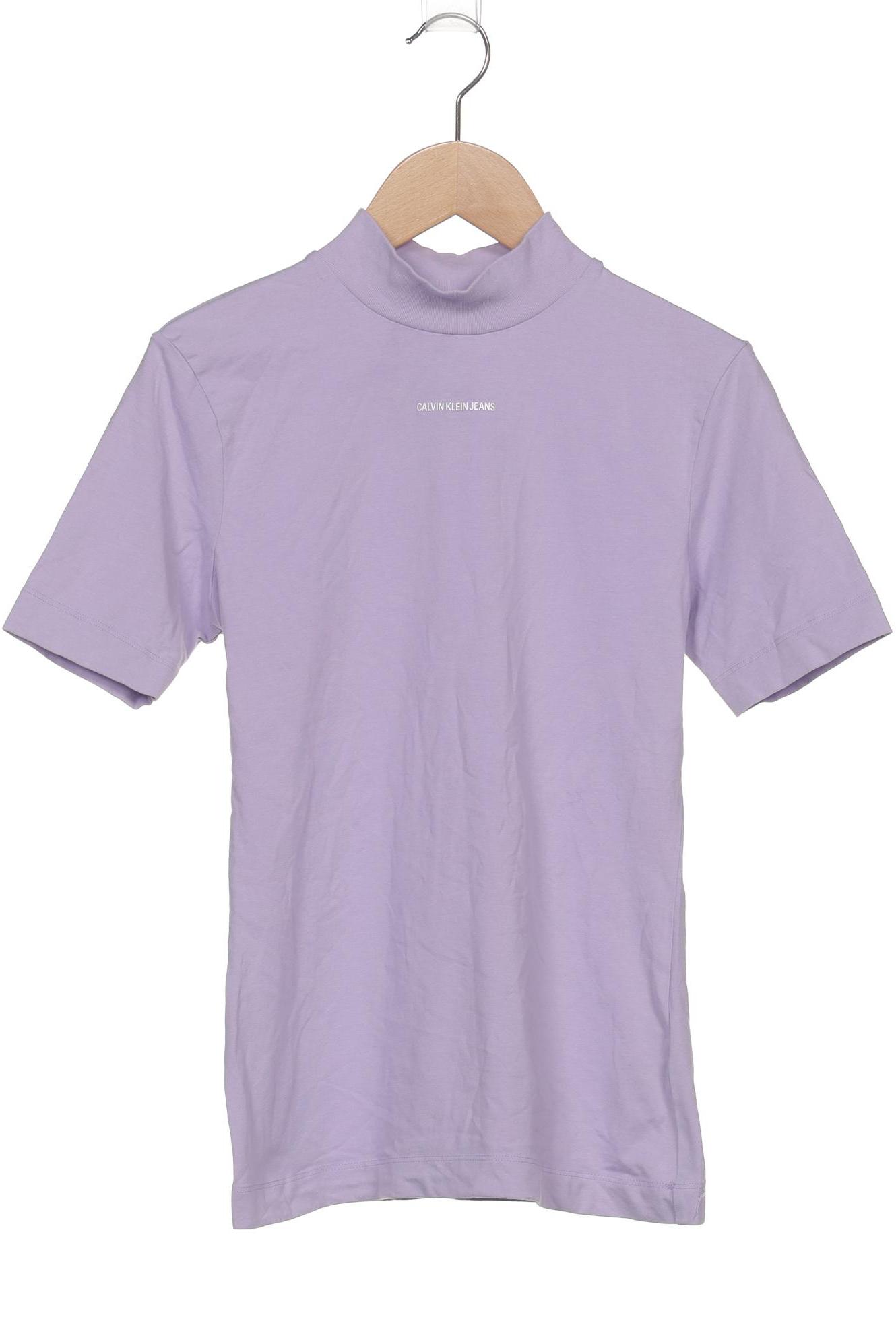 

Calvin Klein Jeans Damen T-Shirt, flieder, Gr. 36
