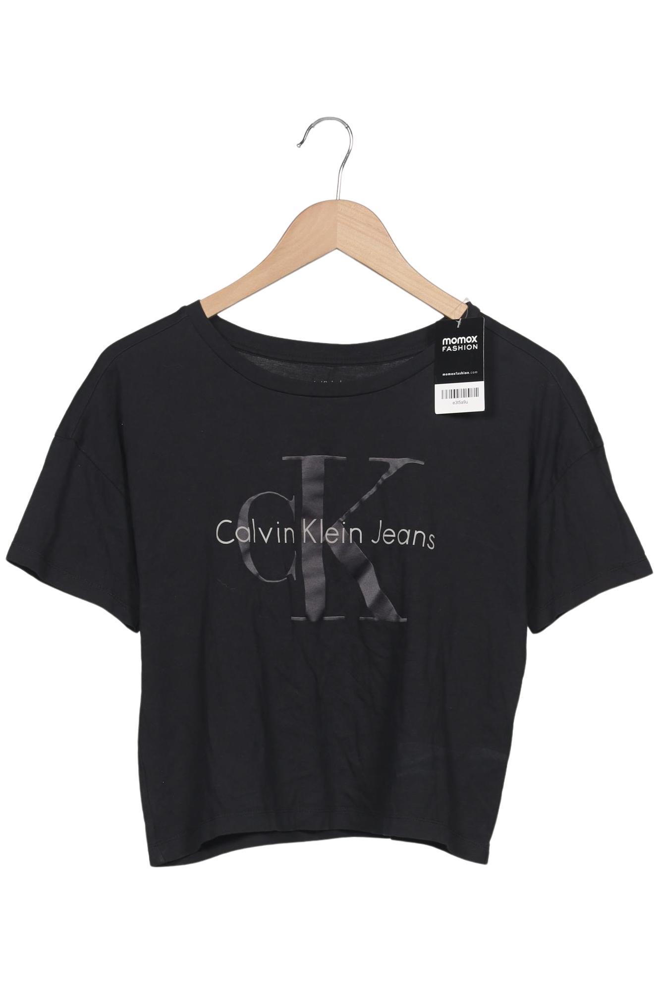 

Calvin Klein Jeans Damen T-Shirt, schwarz, Gr. 34