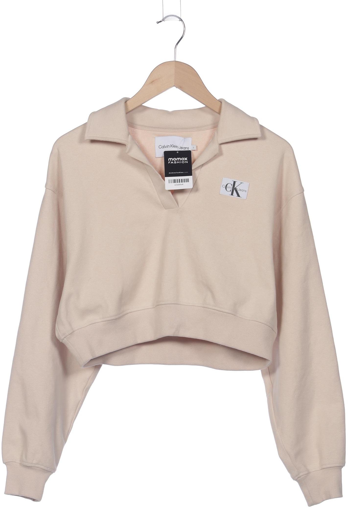 

Calvin Klein Jeans Damen Poloshirt, beige, Gr. 36