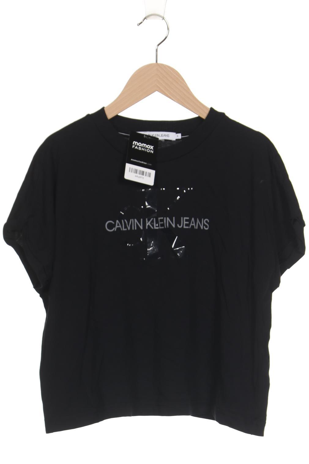 

Calvin Klein Jeans Damen T-Shirt, schwarz, Gr. 36