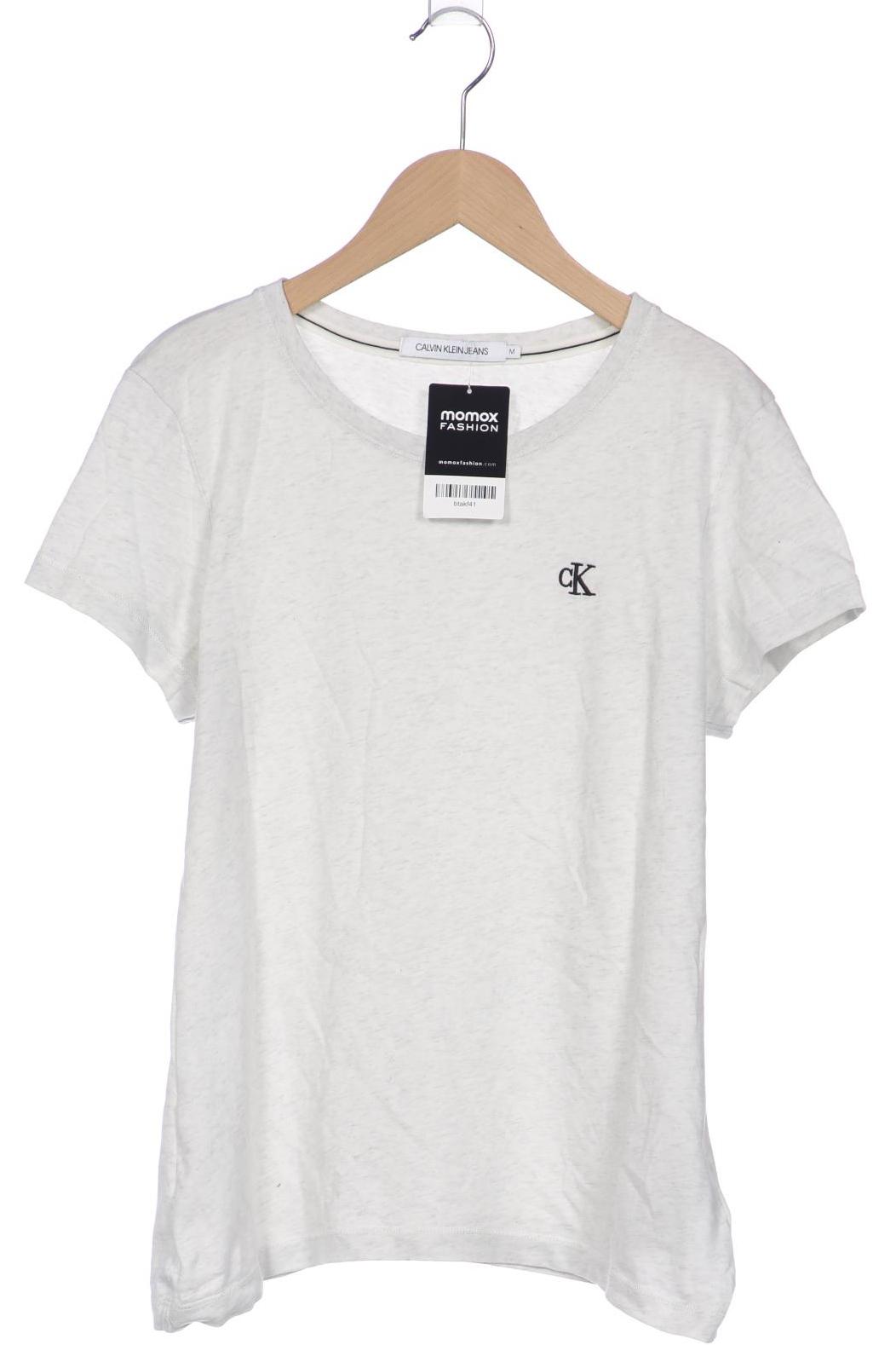 

Calvin Klein Jeans Damen T-Shirt, grau, Gr. 38