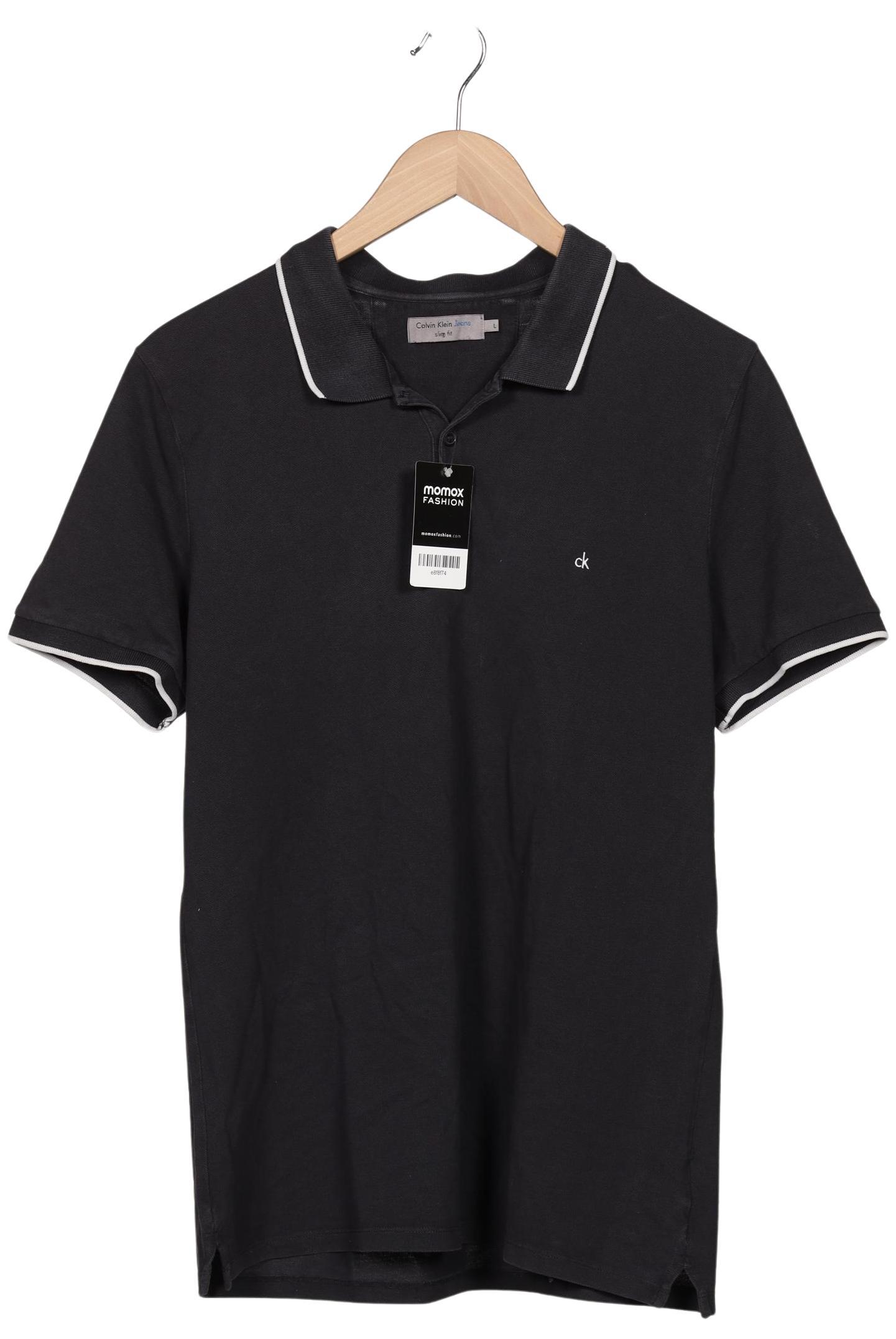 

Calvin Klein Jeans Herren Poloshirt, schwarz, Gr. 52