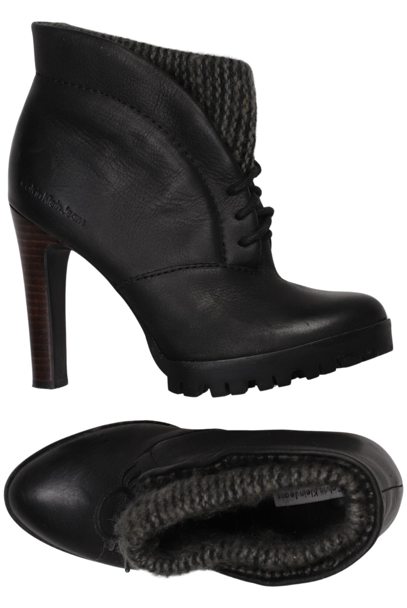 

Calvin Klein Jeans Damen Stiefelette, schwarz, Gr. 37