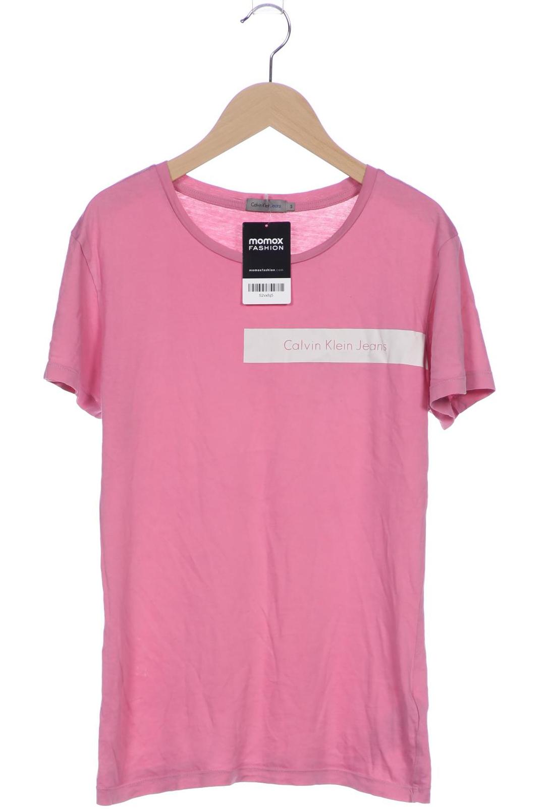 

Calvin Klein Jeans Damen T-Shirt, pink, Gr. 36