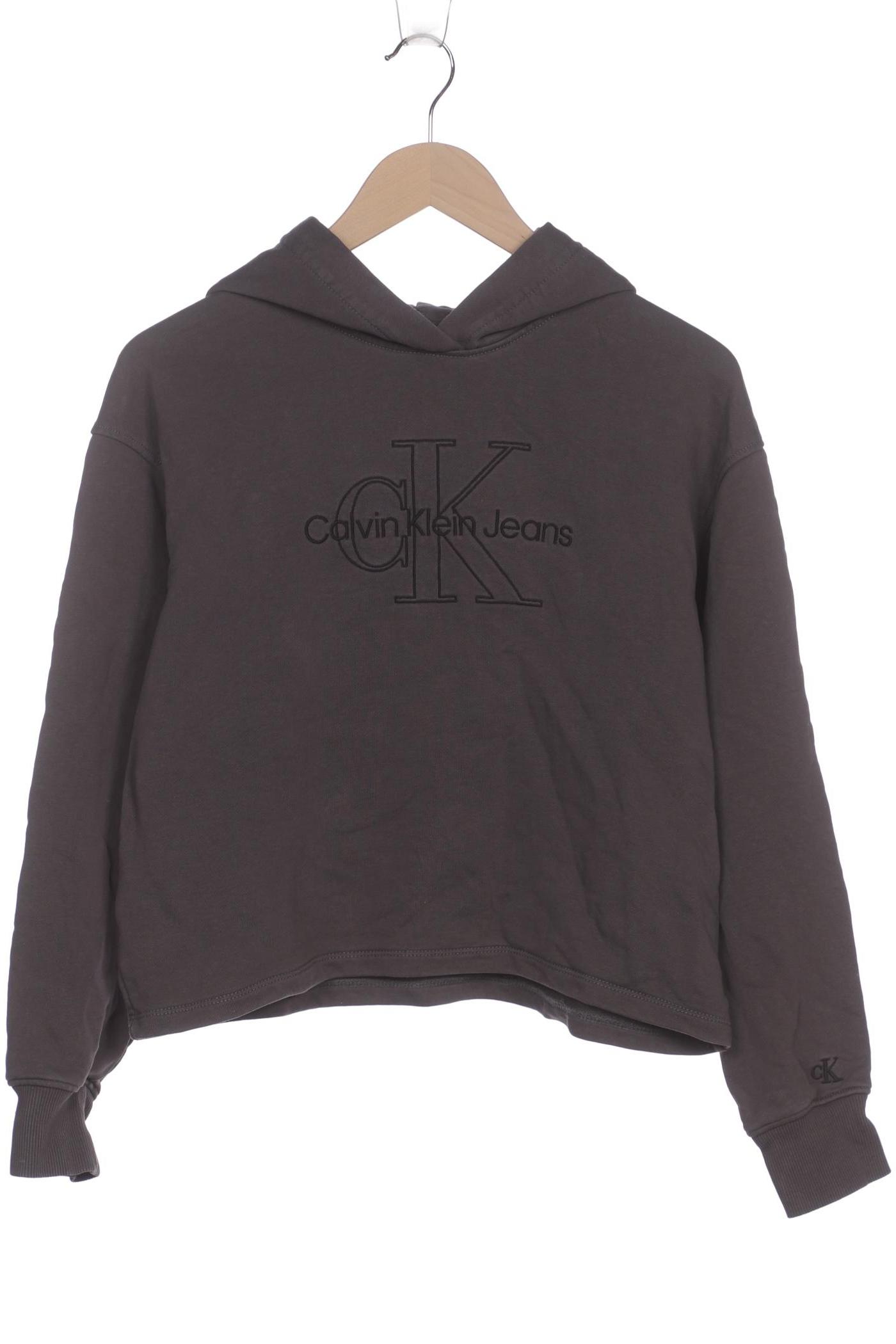 

Calvin Klein Jeans Damen Kapuzenpullover, grau, Gr. 42