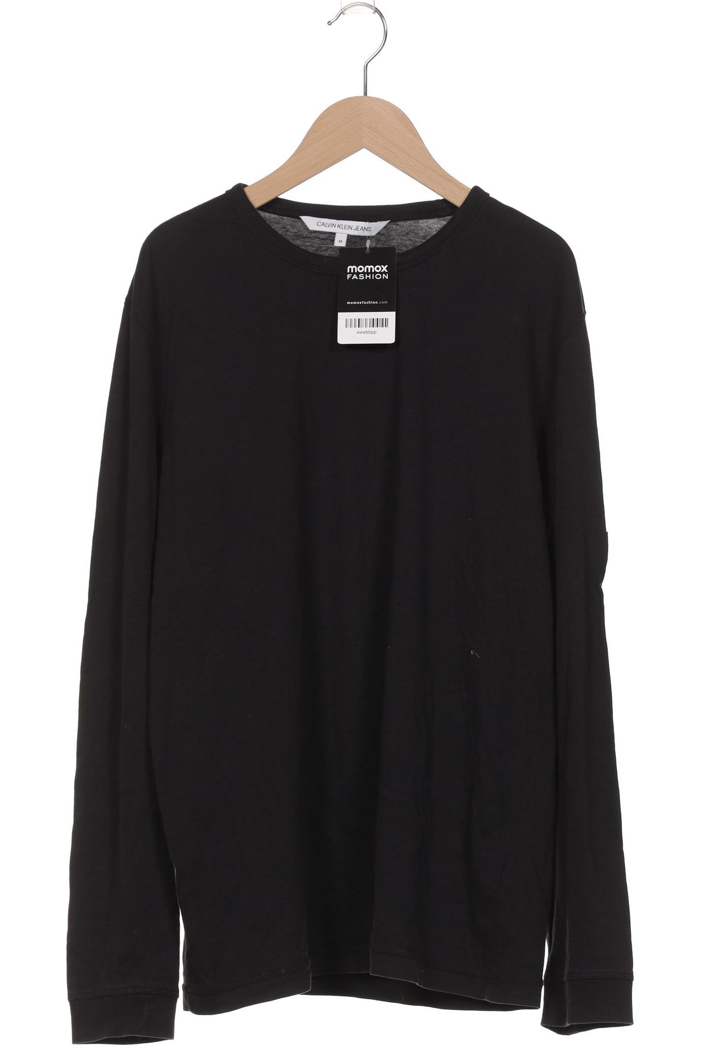 

Calvin Klein Jeans Damen Langarmshirt, schwarz, Gr. 38