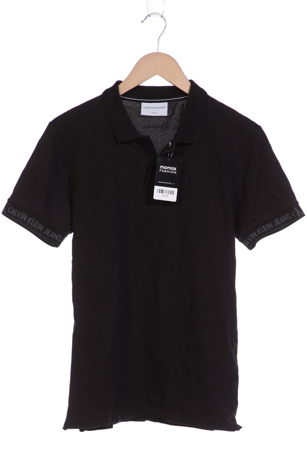 

Calvin Klein Jeans Herren Poloshirt, schwarz, Gr. 52