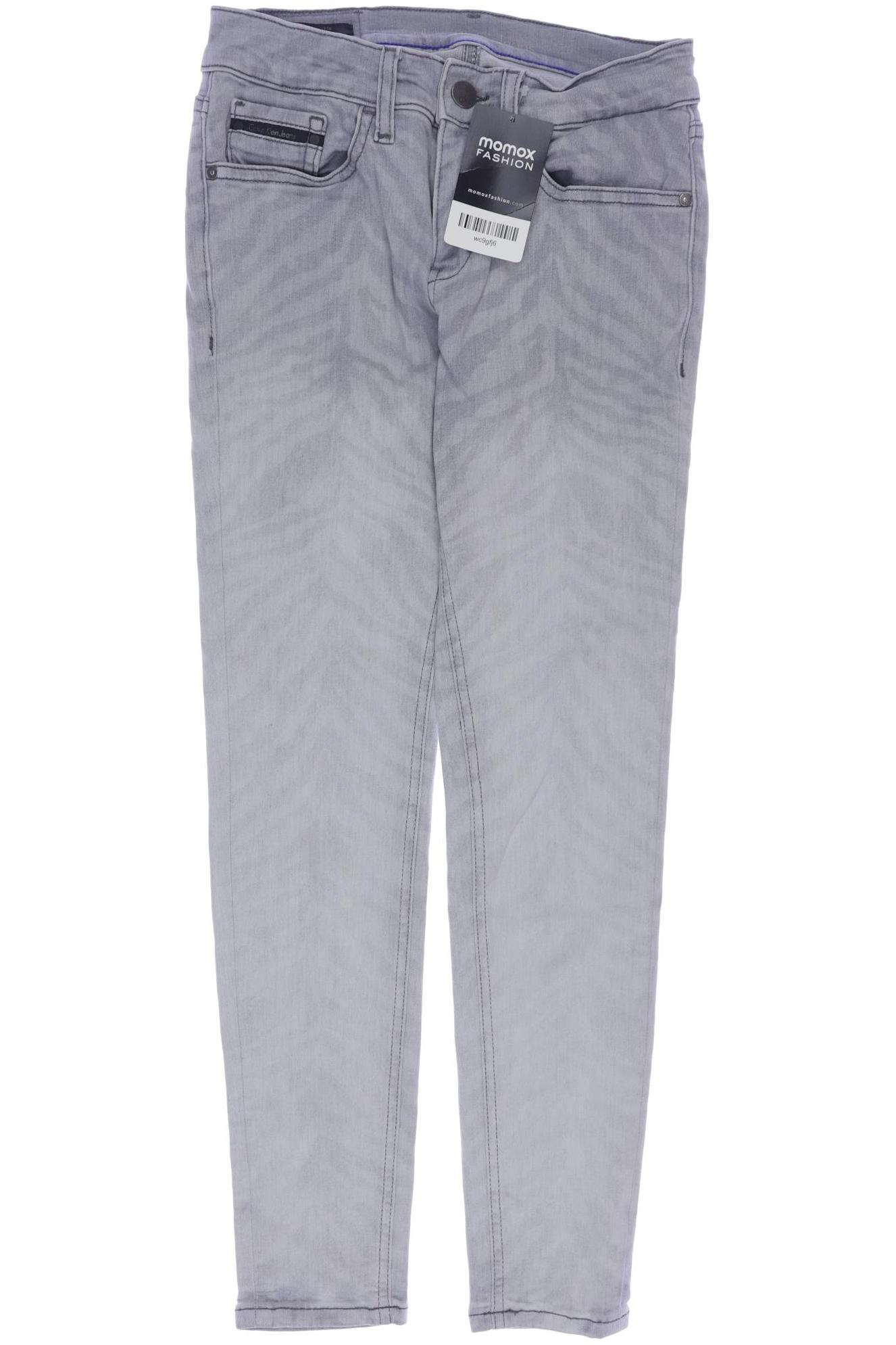 

Calvin Klein Jeans Damen Jeans, grau, Gr. 25