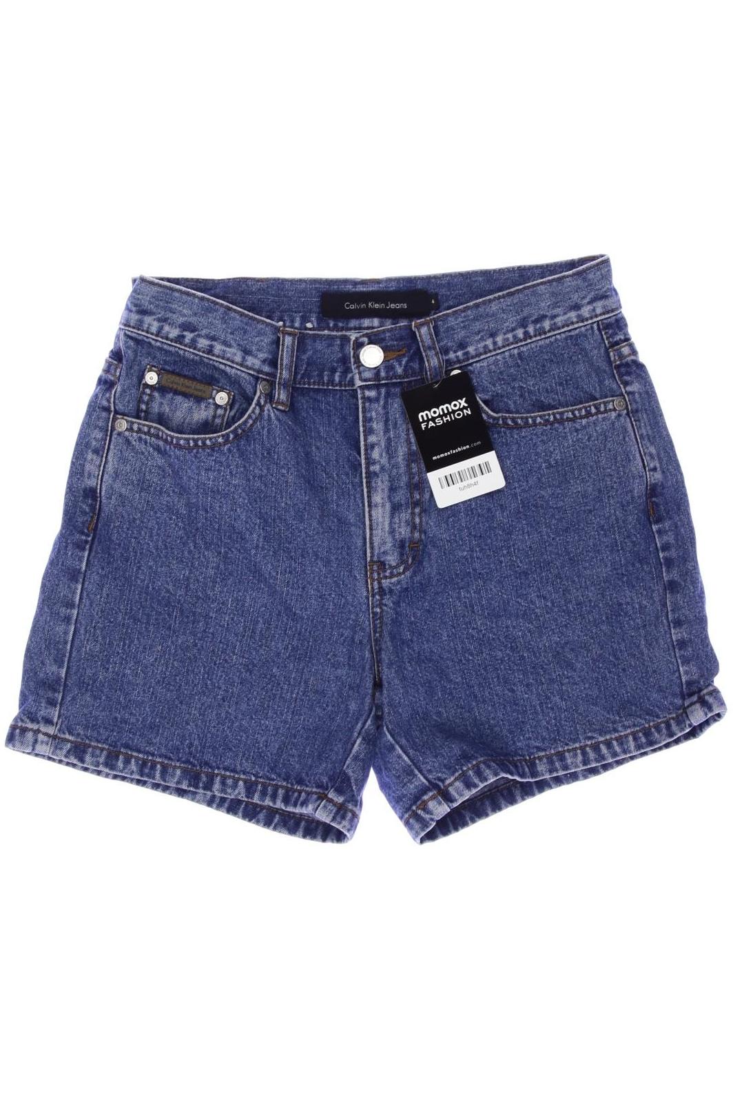 

Calvin Klein Jeans Damen Shorts, blau, Gr. 4