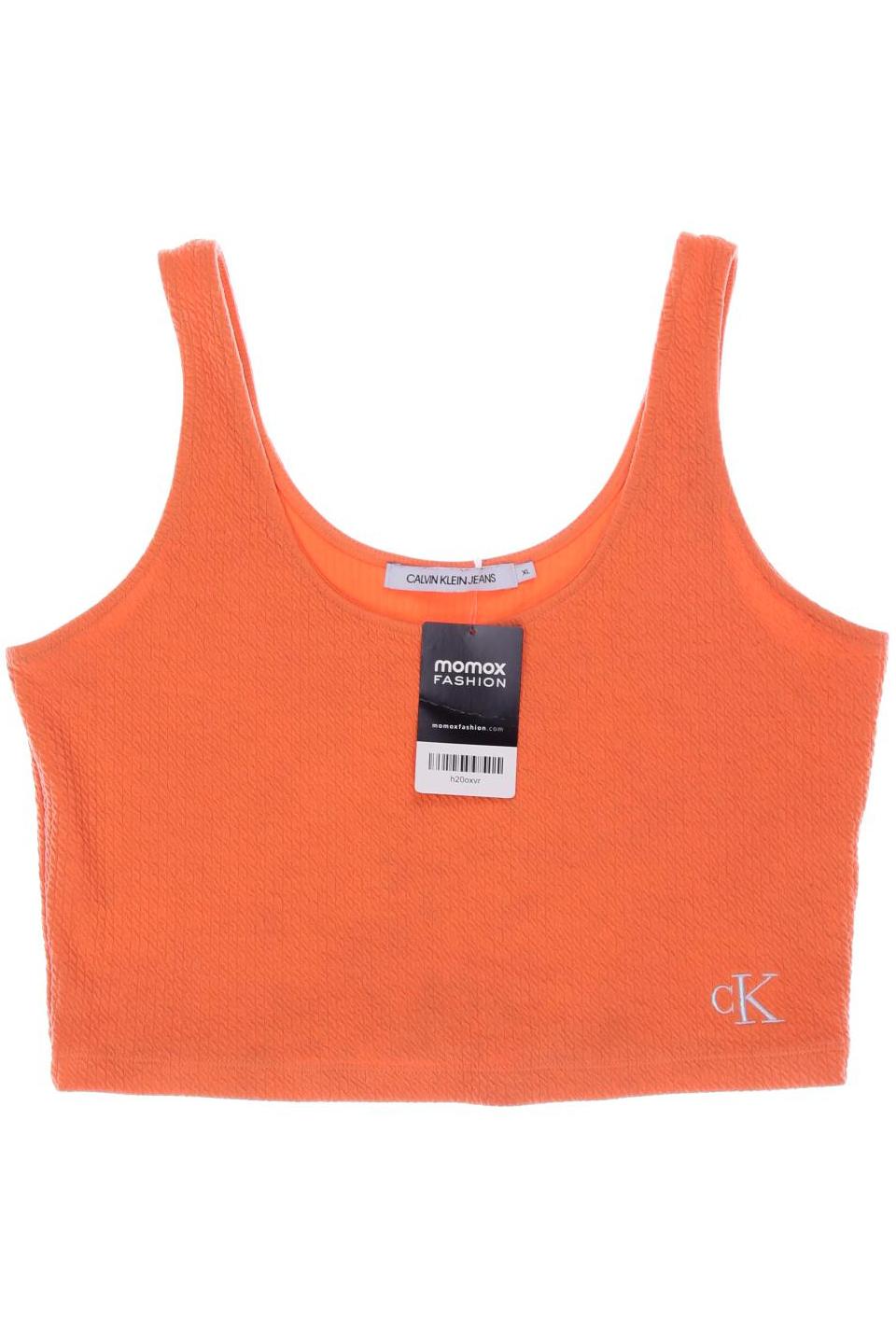 

Calvin Klein Jeans Damen Top, orange, Gr. 44