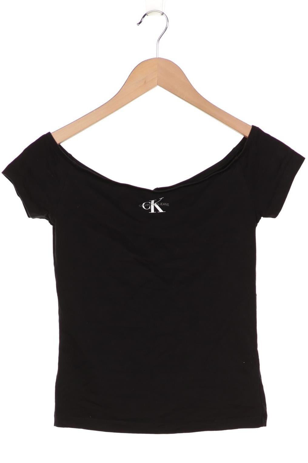 

Calvin Klein Jeans Damen T-Shirt, schwarz, Gr. 38