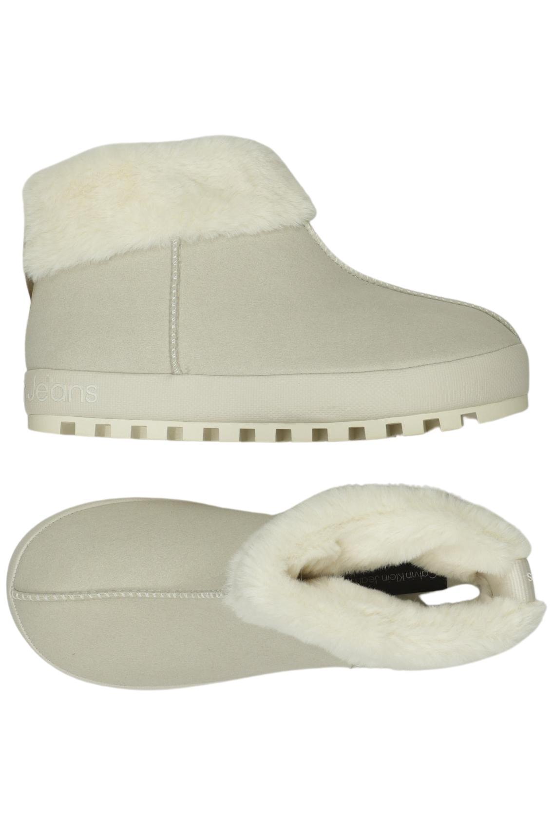 

Calvin Klein Jeans Damen Stiefelette, cremeweiß, Gr. 39