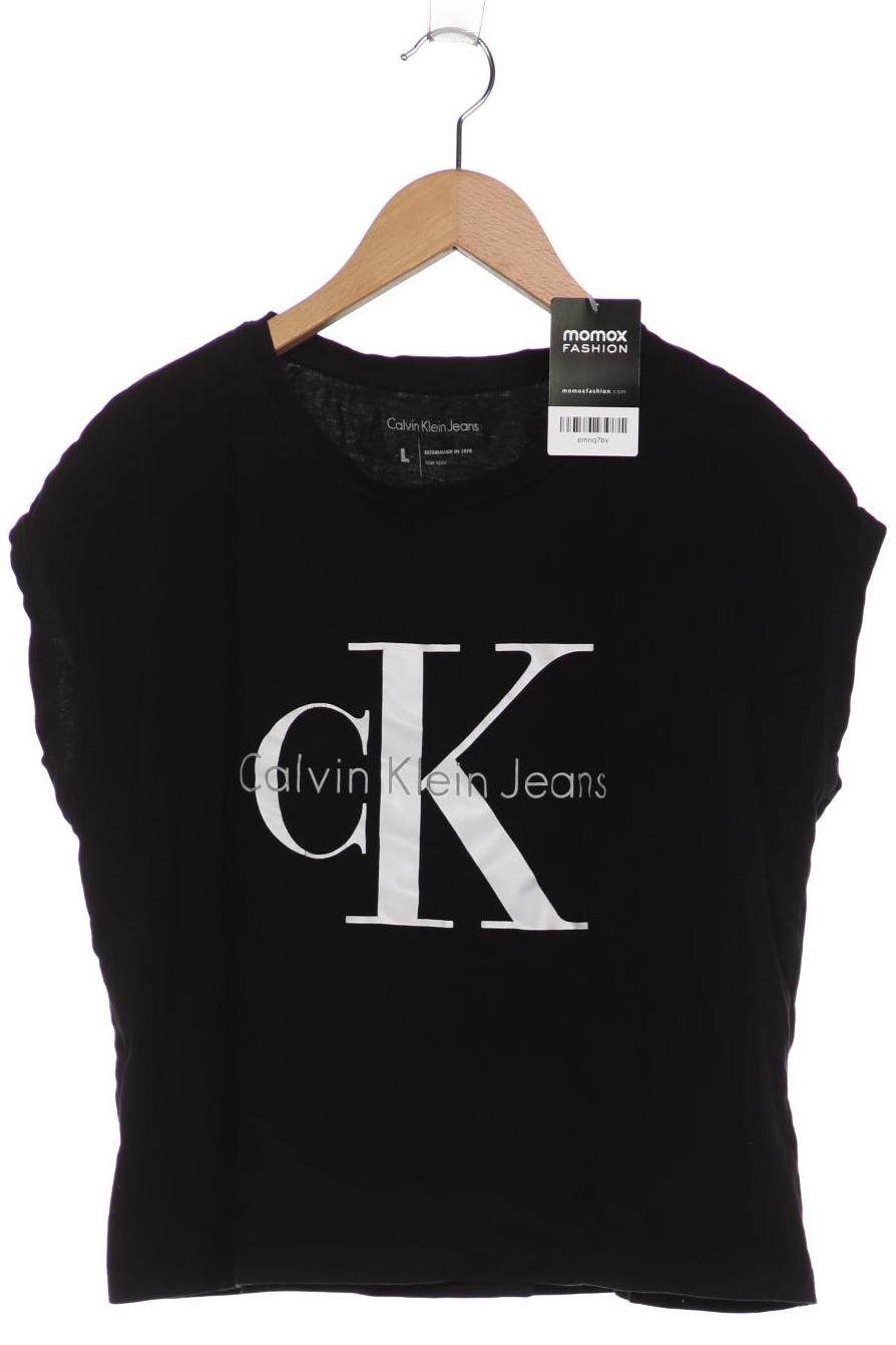 

Calvin Klein Jeans Damen T-Shirt, schwarz, Gr. 42
