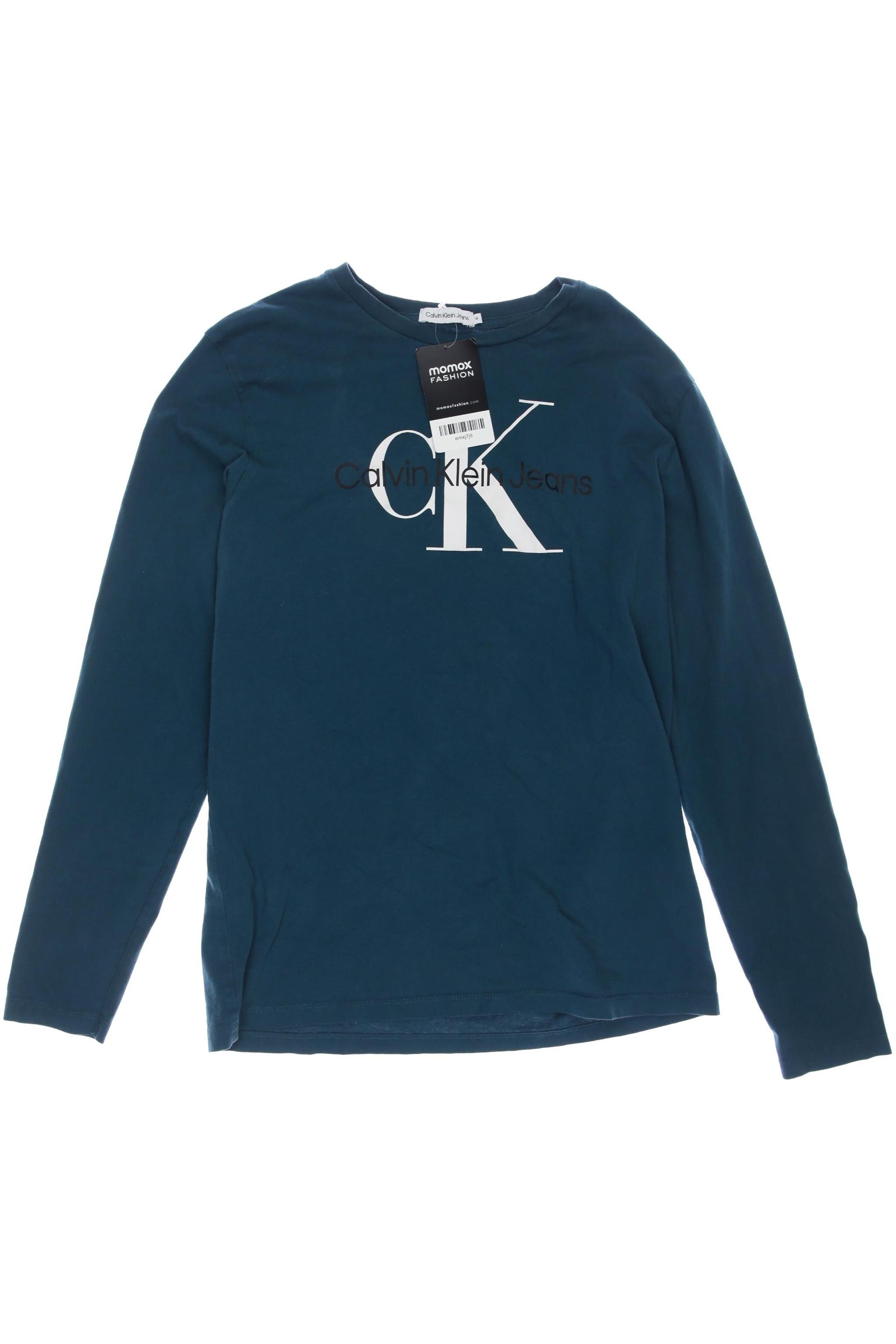 

Calvin Klein Jeans Herren Langarmshirt, türkis, Gr. 16