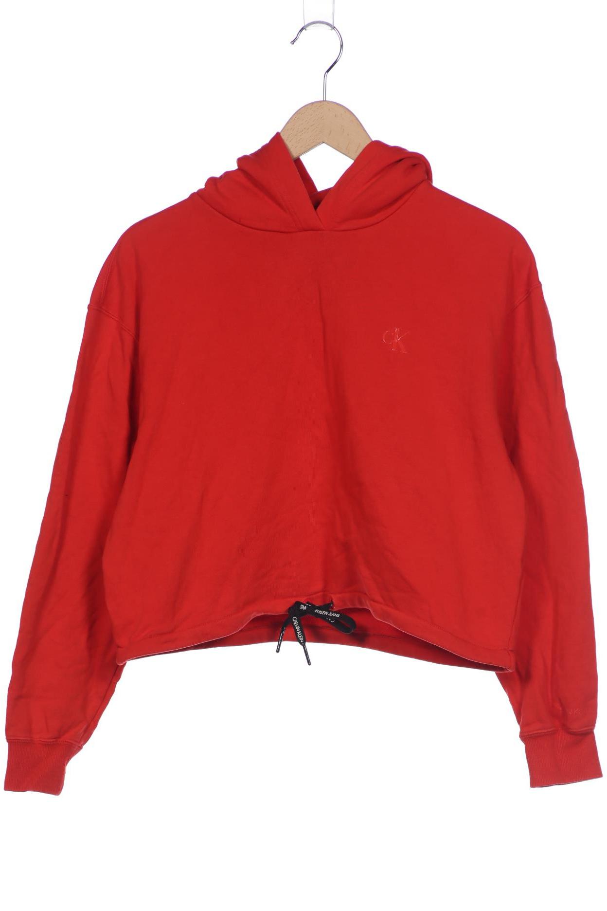 

Calvin Klein Jeans Damen Kapuzenpullover, rot, Gr. 38