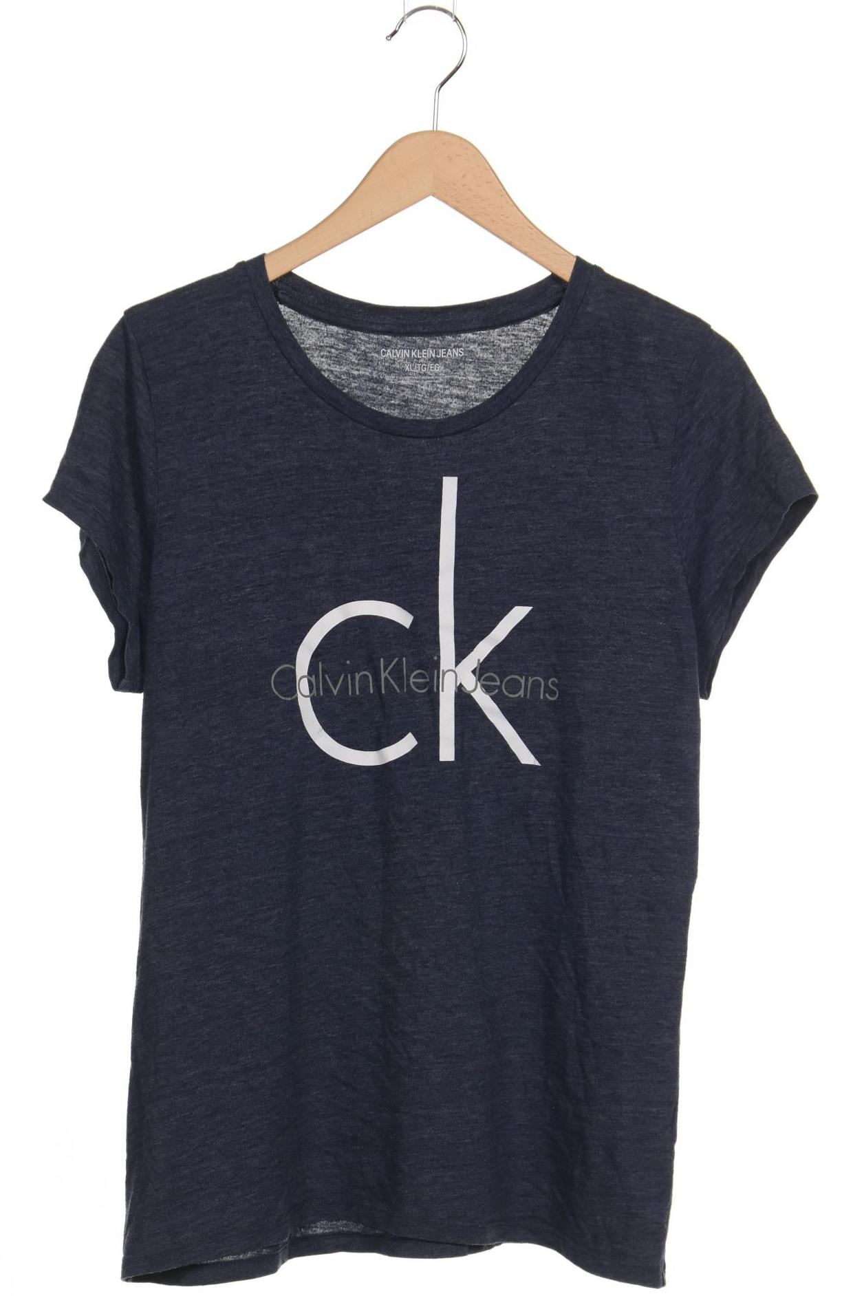 

Calvin Klein Jeans Damen T-Shirt, blau, Gr. 44