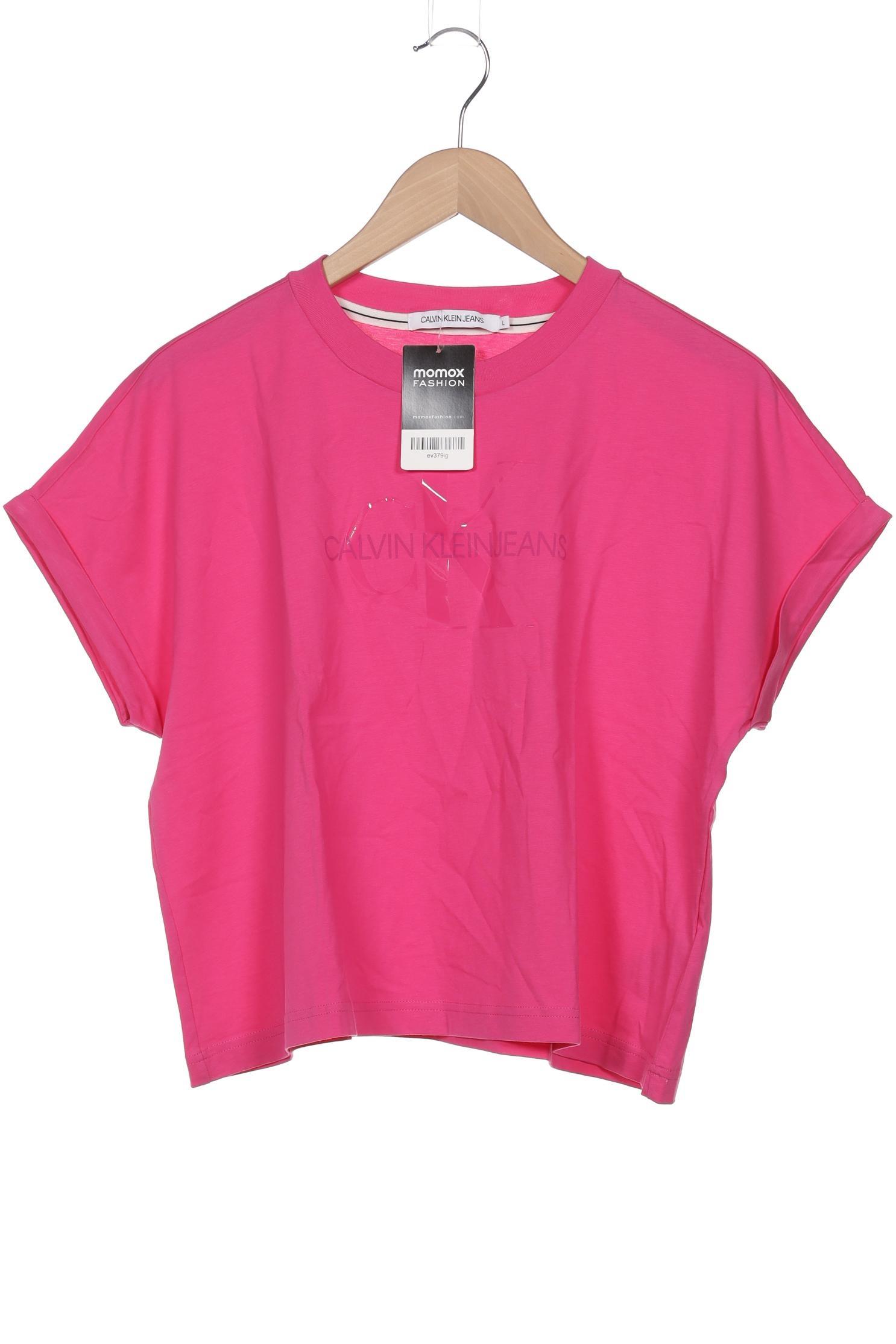 

Calvin Klein Jeans Damen T-Shirt, pink, Gr. 42