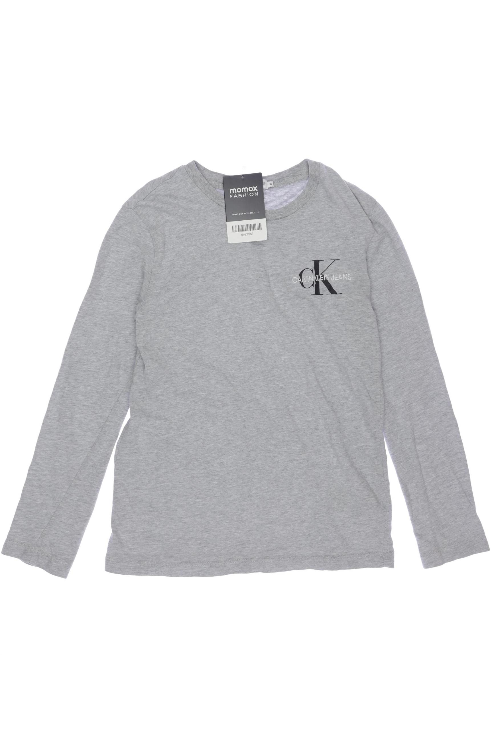 

Calvin Klein Jeans Herren Langarmshirt, grau, Gr. 140