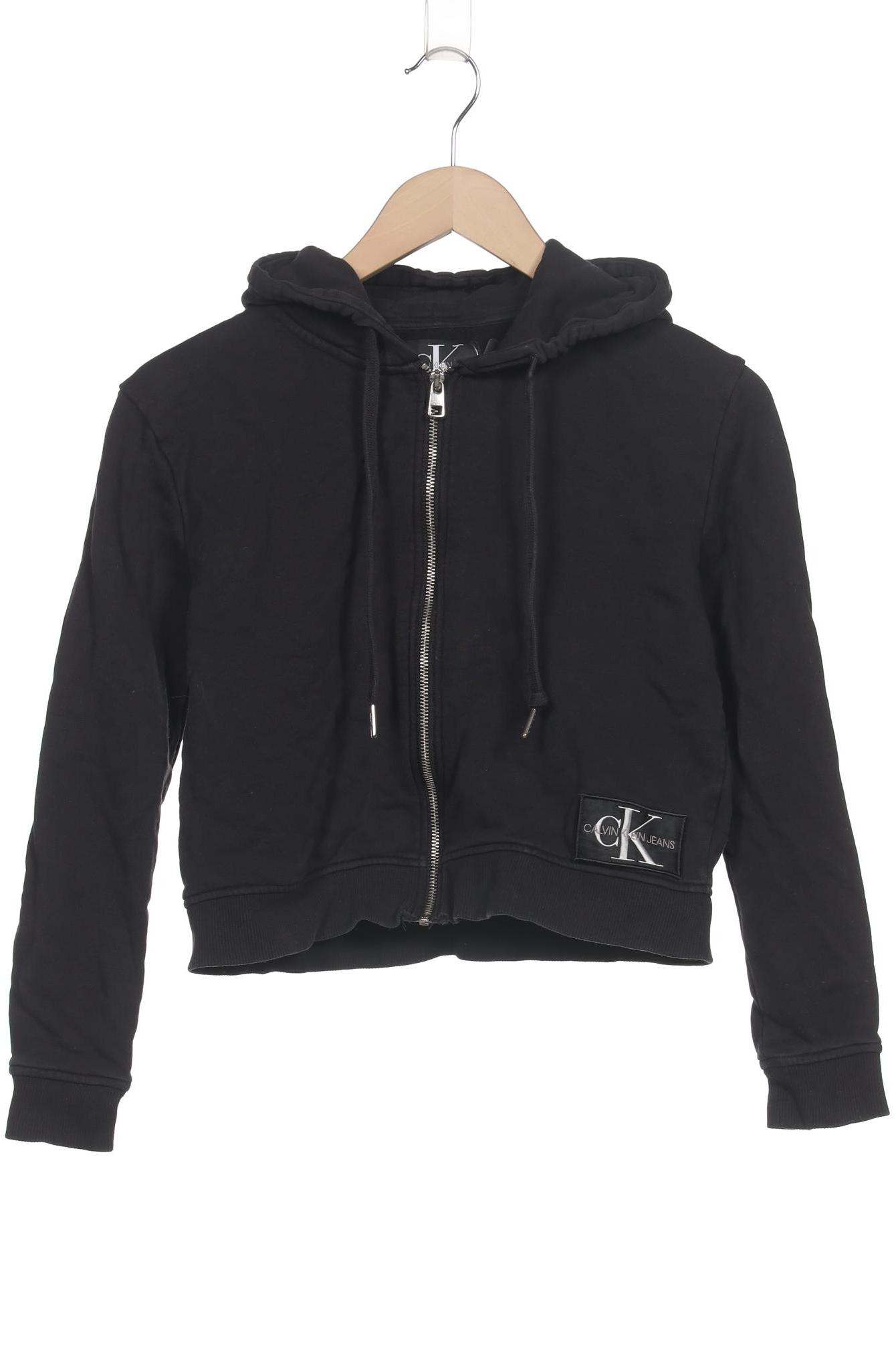 

Calvin Klein Jeans Damen Kapuzenpullover, schwarz, Gr. 34