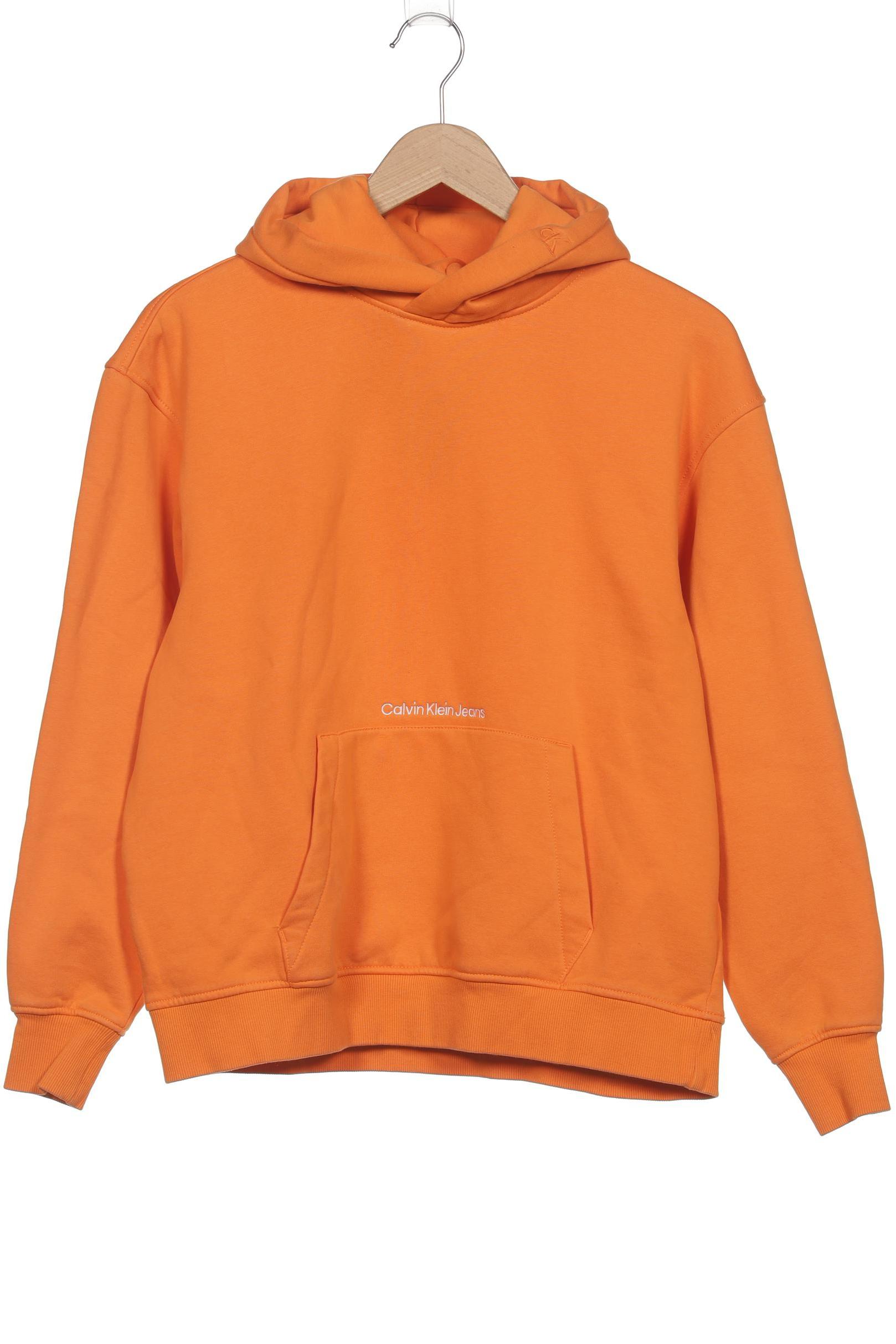 

Calvin Klein Jeans Damen Kapuzenpullover, orange, Gr. 34