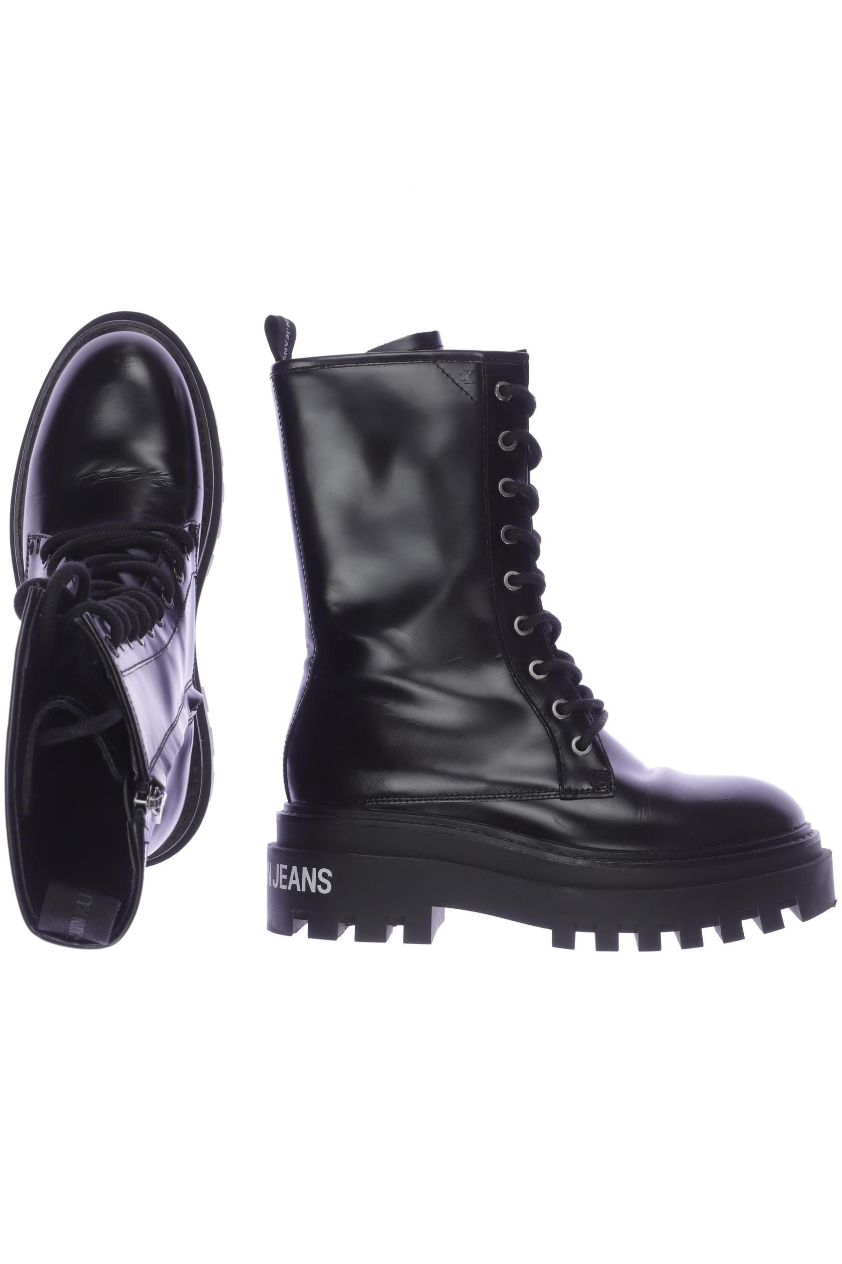 

Calvin Klein Jeans Damen Stiefelette, schwarz, Gr. 37
