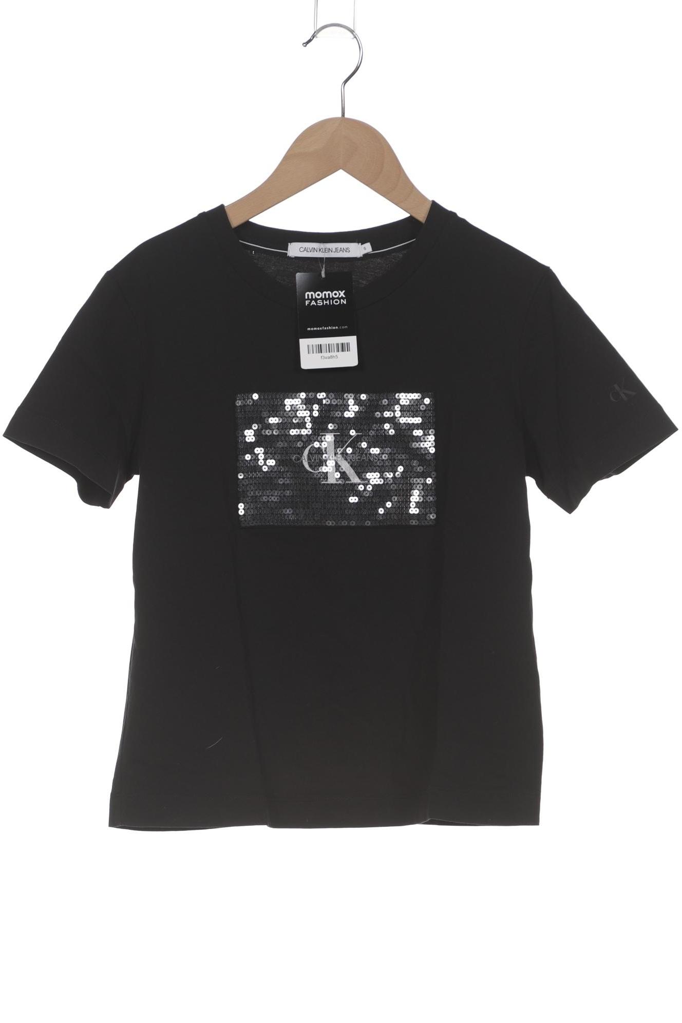 

Calvin Klein Jeans Damen T-Shirt, schwarz, Gr. 36