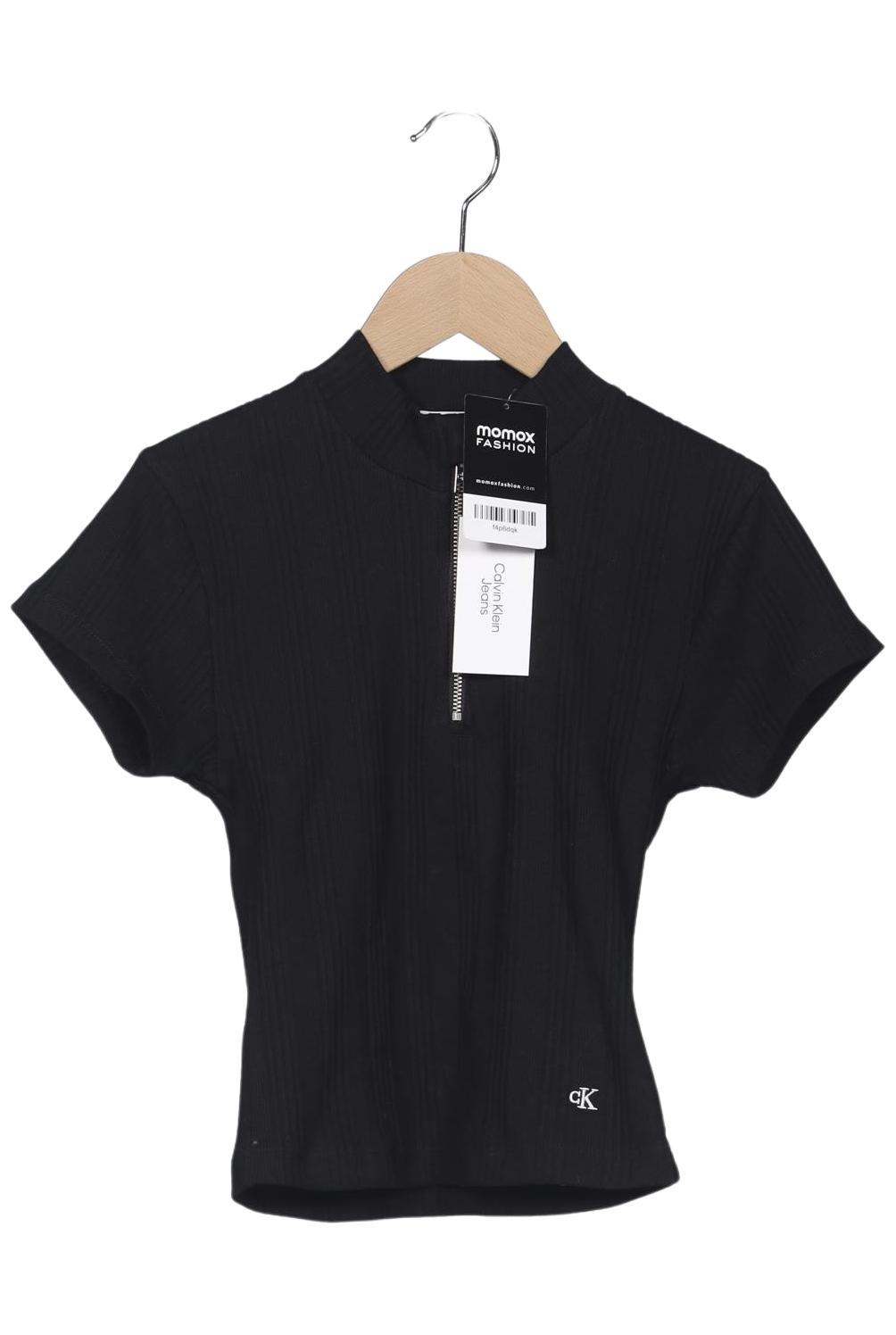 

Calvin Klein Jeans Damen T-Shirt, schwarz, Gr. 36