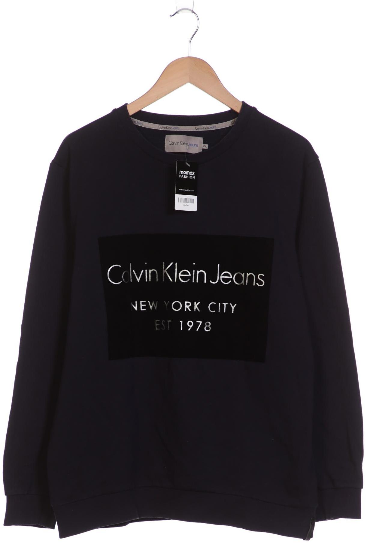 

Calvin Klein Jeans Herren Sweatshirt, marineblau, Gr. 56