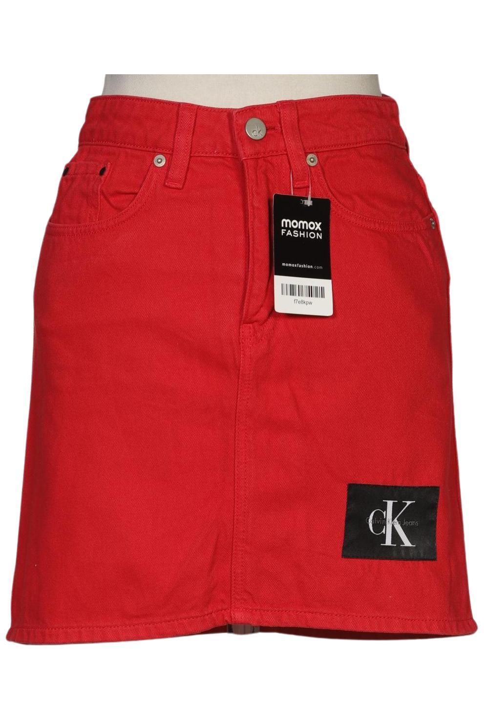 

Calvin Klein Jeans Damen Rock, rot, Gr. 25