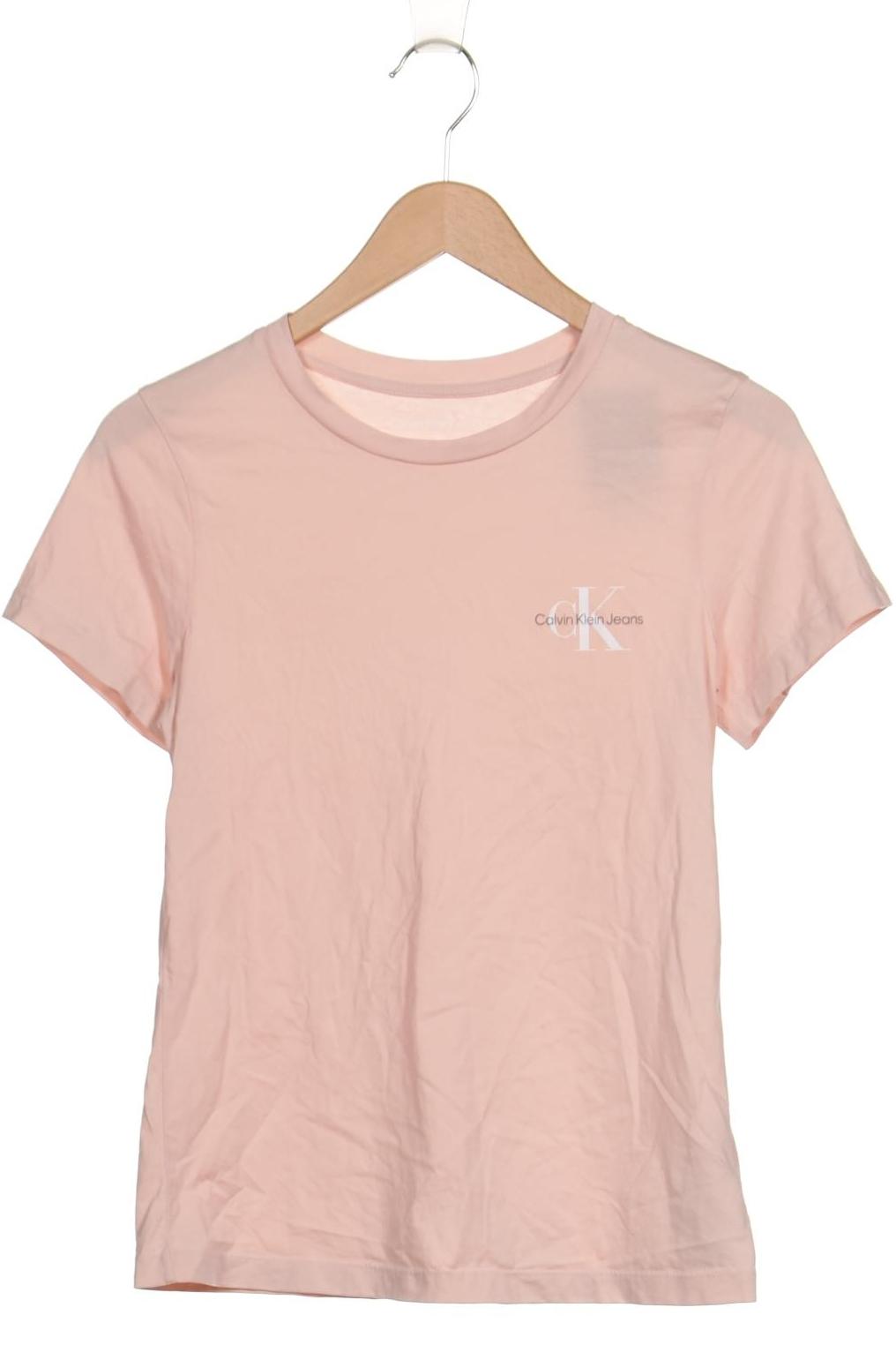 

Calvin Klein Jeans Damen T-Shirt, pink, Gr. 38