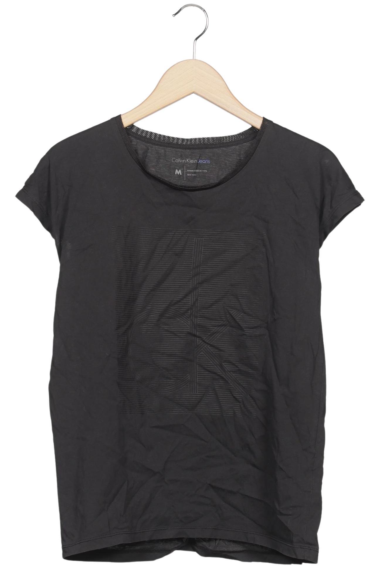 

Calvin Klein Jeans Damen T-Shirt, schwarz, Gr. 38