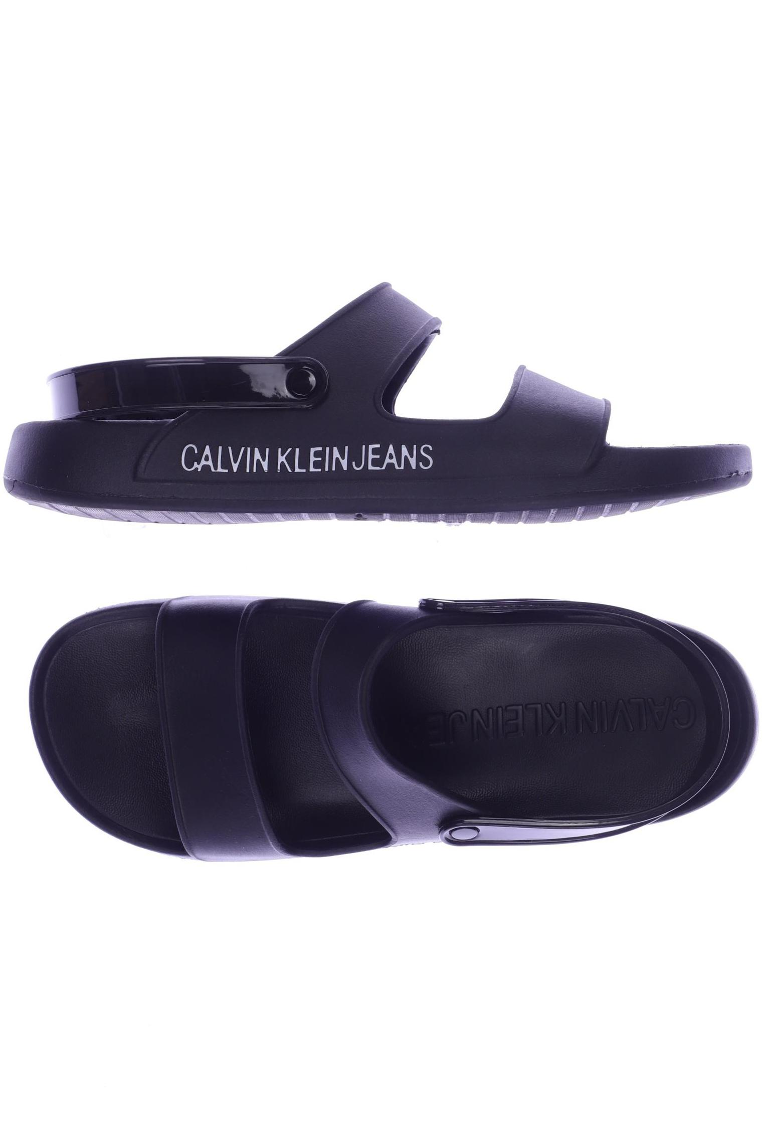 

Calvin Klein Jeans Damen Sandale, schwarz, Gr. 38