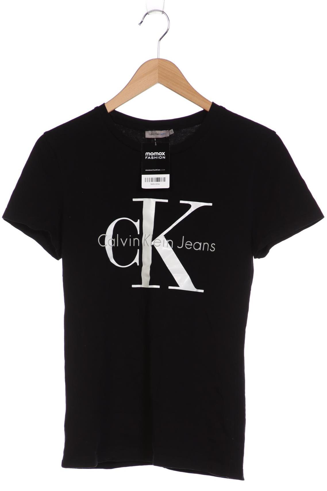 

Calvin Klein Jeans Damen T-Shirt, schwarz, Gr. 36