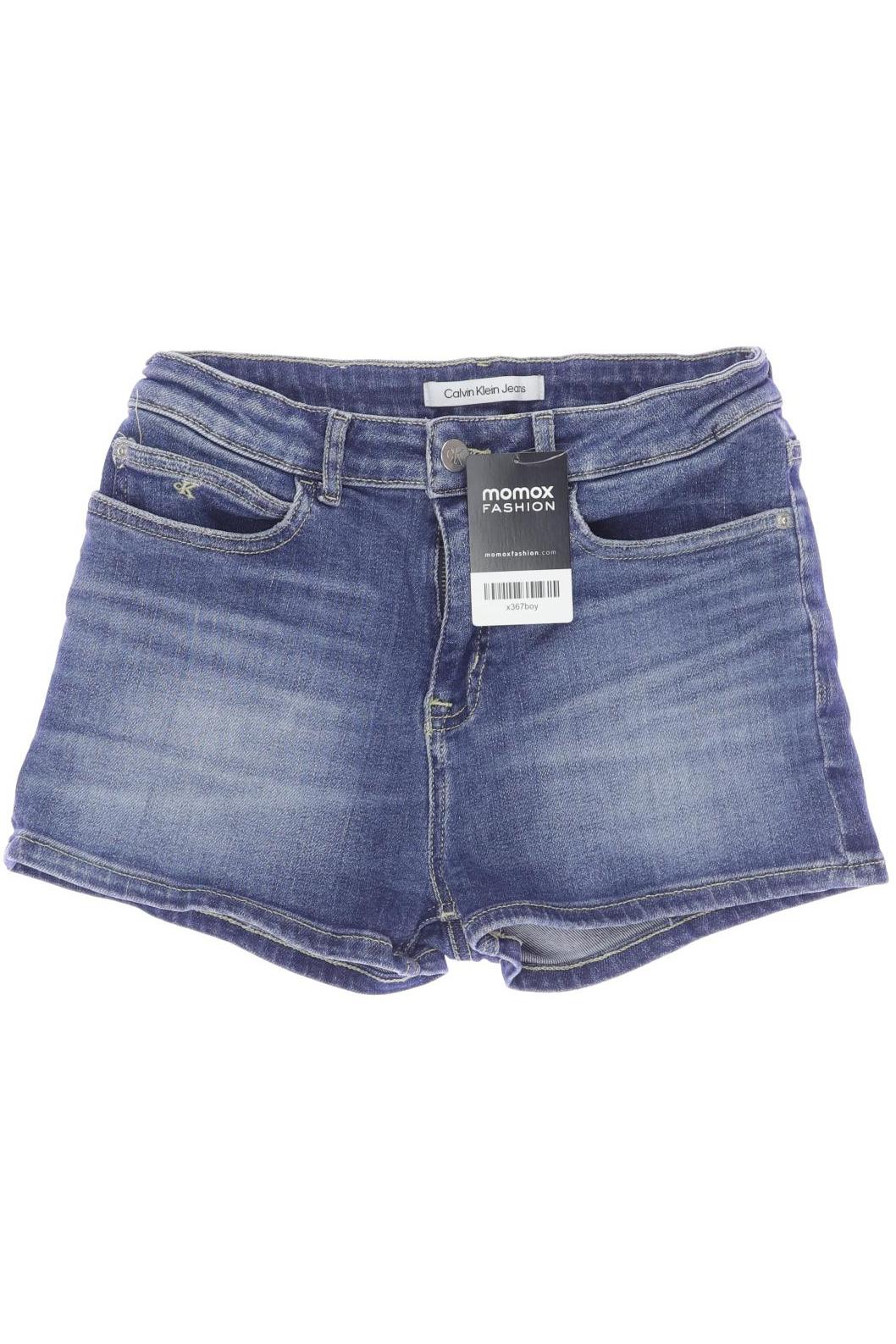 

Calvin Klein Jeans Damen Shorts, blau, Gr. 164