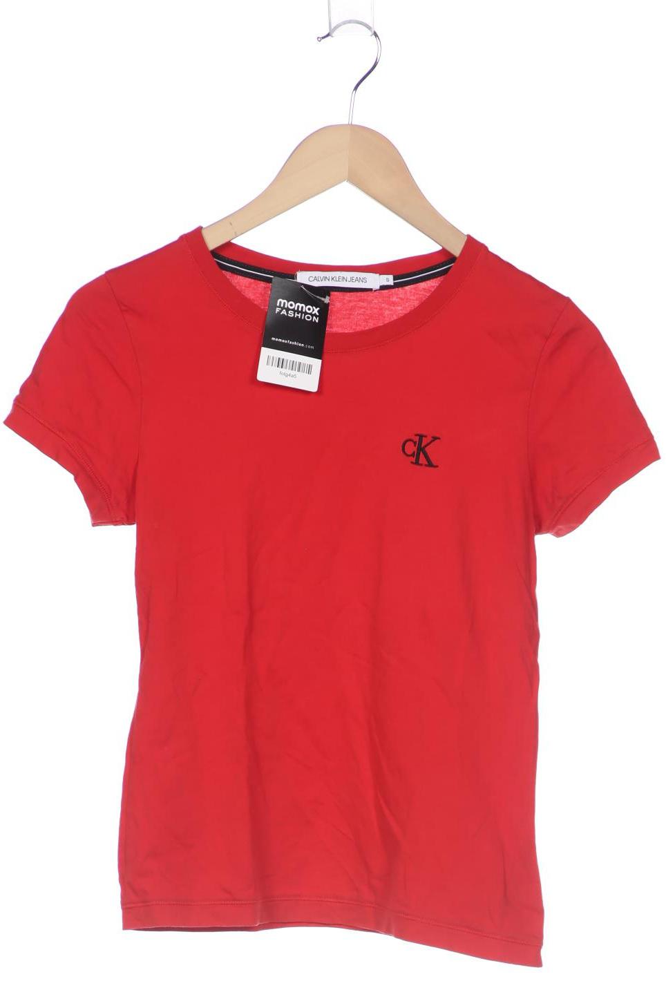 

Calvin Klein Jeans Damen T-Shirt, rot, Gr. 36