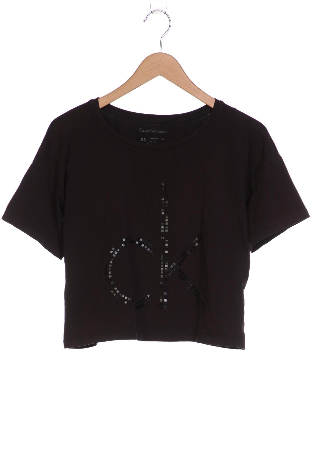 

Calvin Klein Jeans Damen T-Shirt, schwarz, Gr. 34