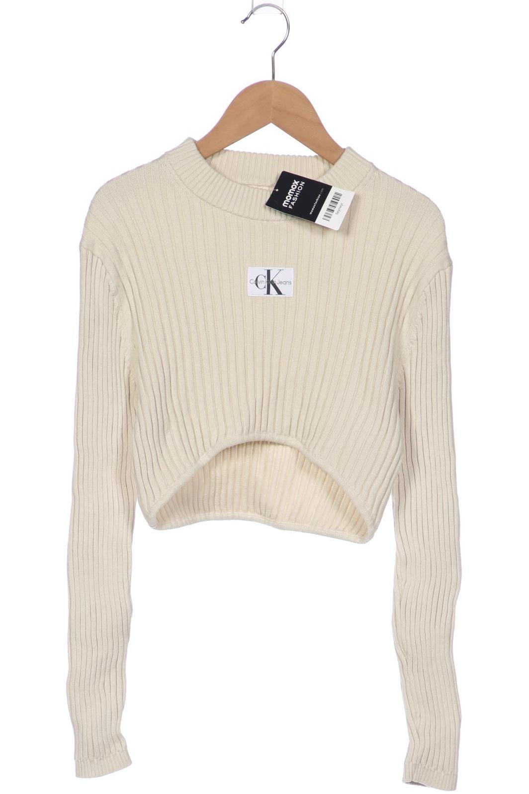 

Calvin Klein Jeans Damen Pullover, cremeweiß, Gr. 38