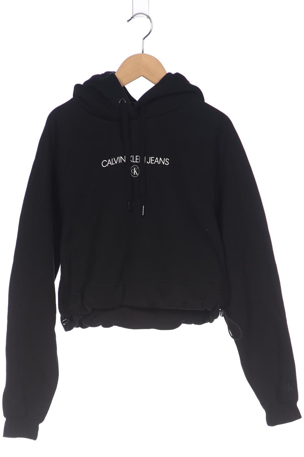 

Calvin Klein Jeans Damen Kapuzenpullover, schwarz, Gr. 34