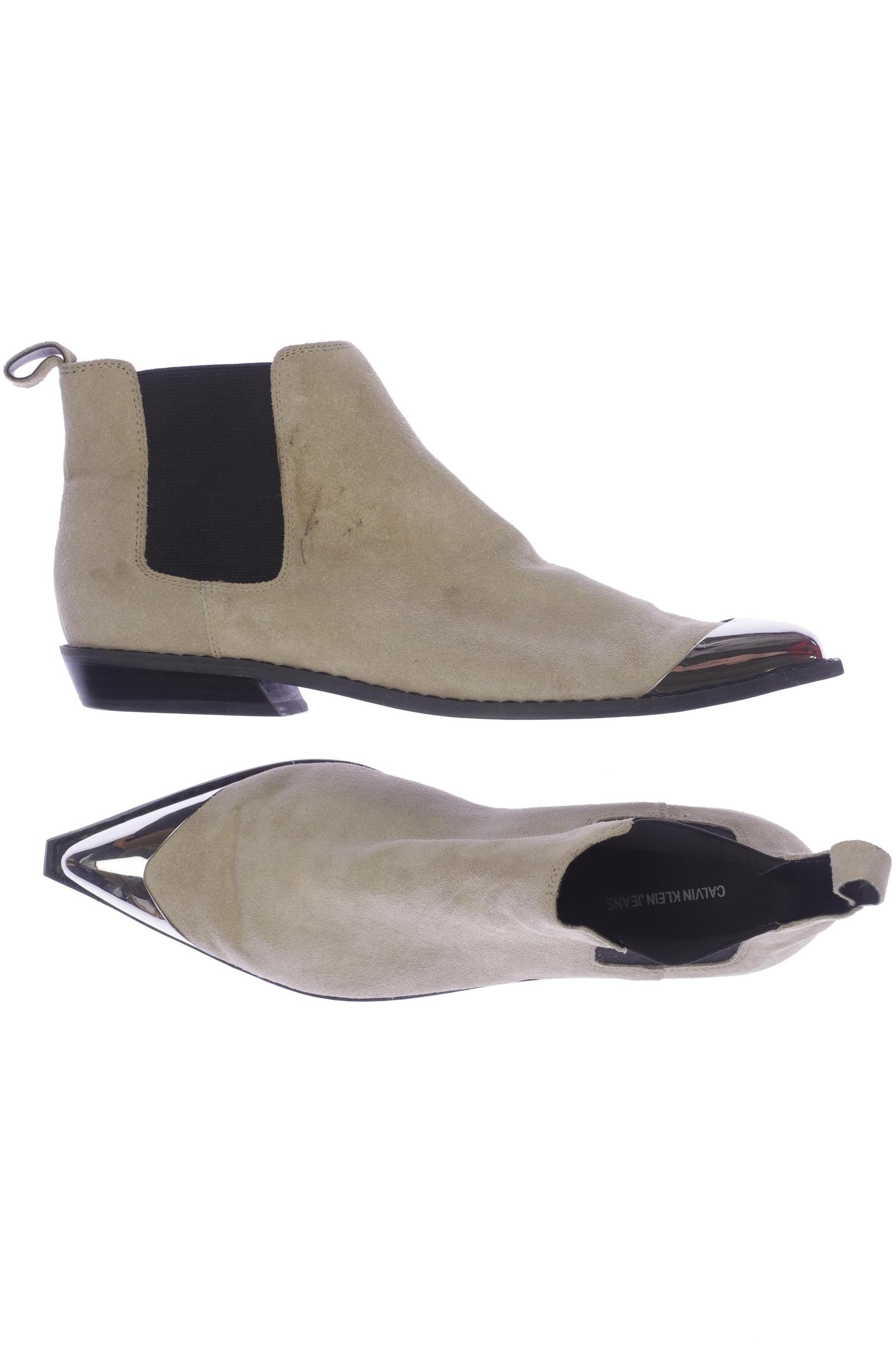 

Calvin Klein Jeans Damen Stiefelette, beige, Gr. 39