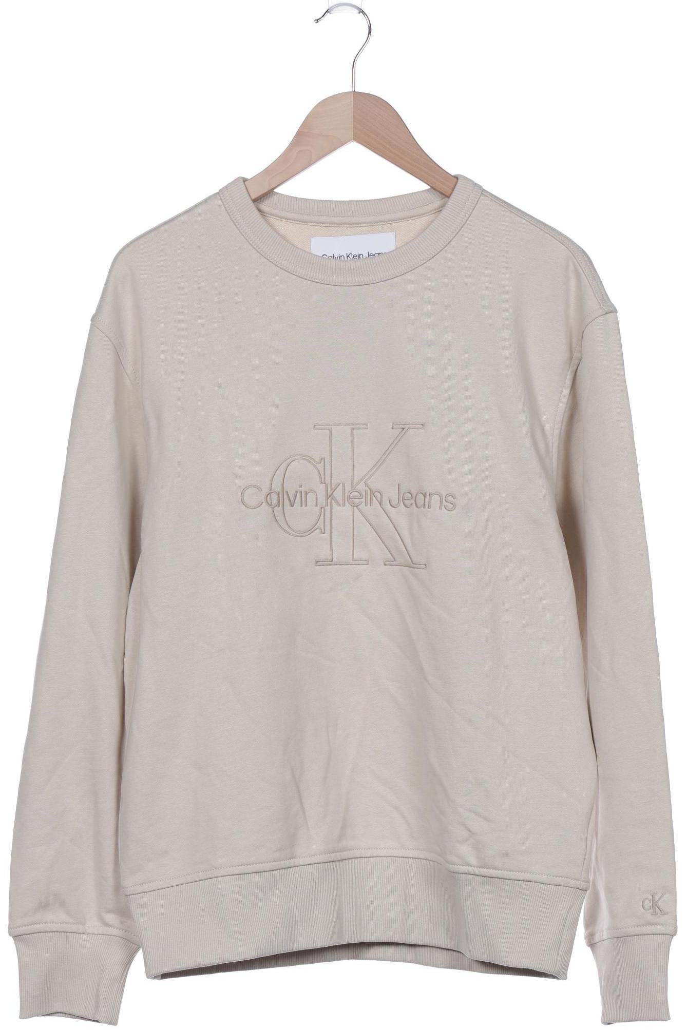 

Calvin Klein Jeans Damen Sweatshirt, cremeweiß, Gr. 36