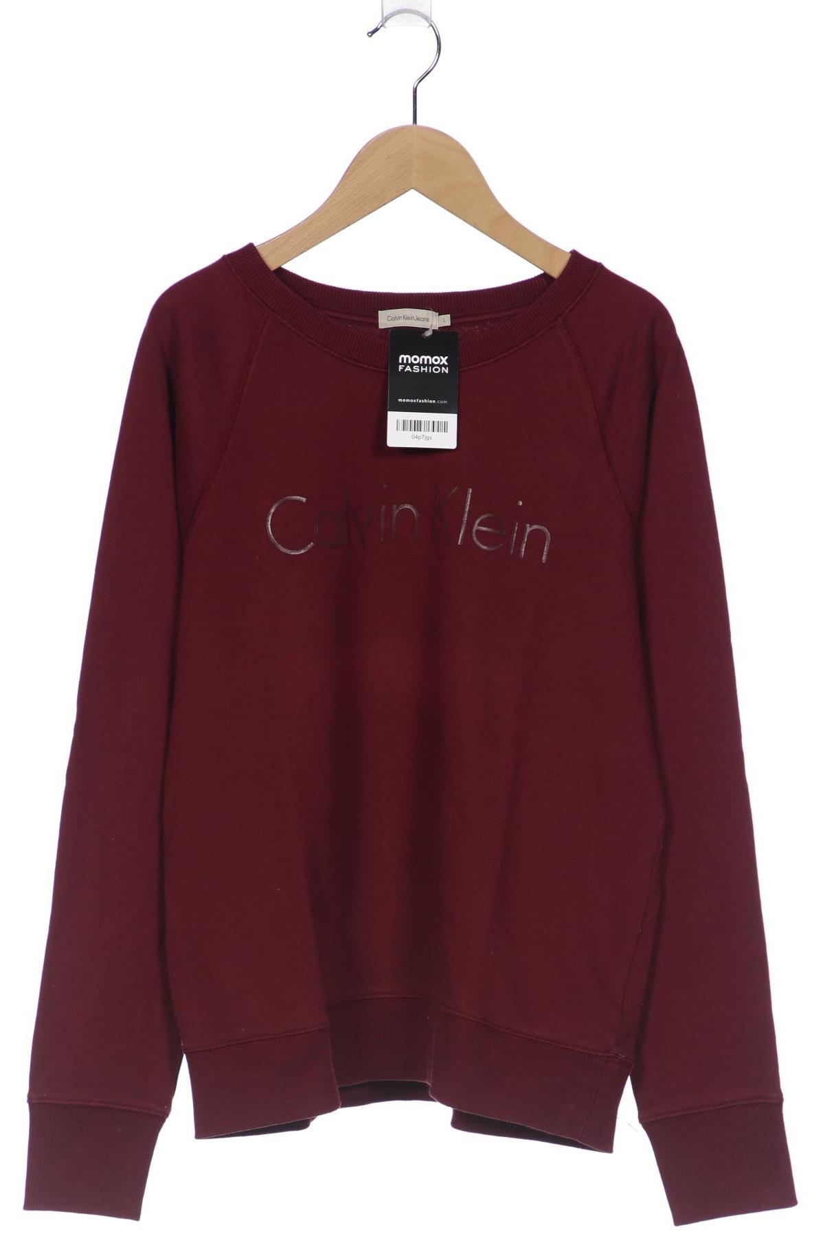 

Calvin Klein Jeans Damen Sweatshirt, bordeaux, Gr. 42