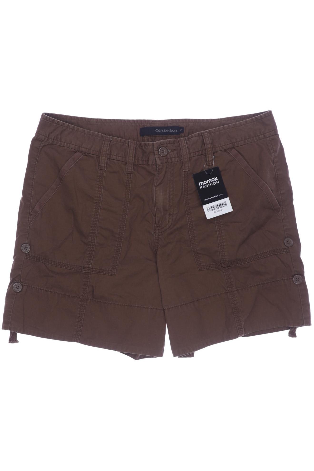 

Calvin Klein Jeans Damen Shorts, braun, Gr. 12