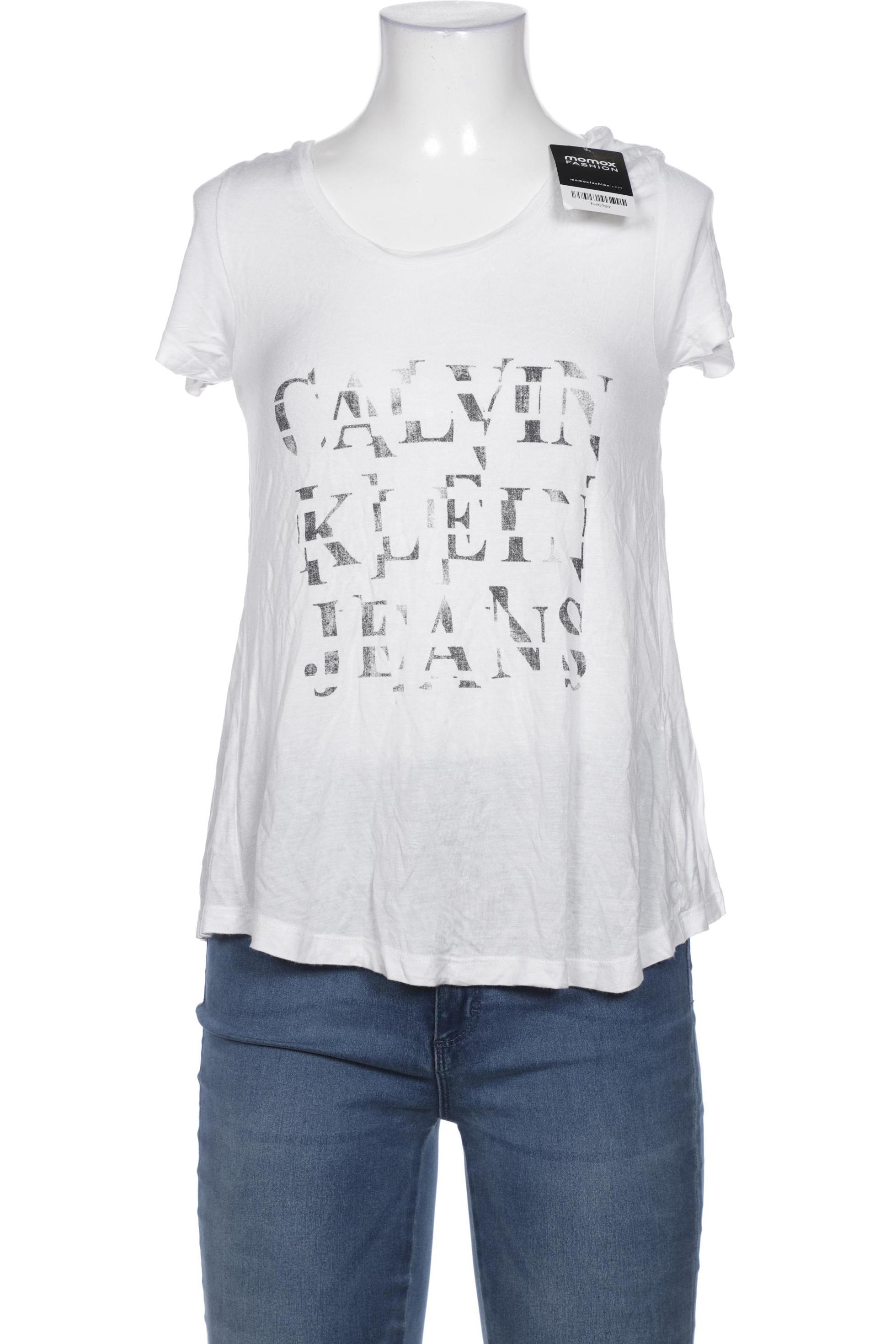 

Calvin Klein Jeans Damen T-Shirt, weiß