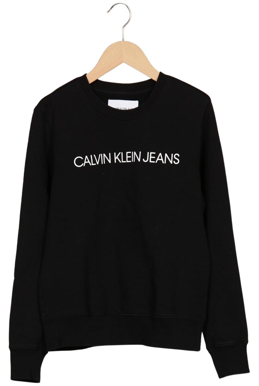 

Calvin Klein Jeans Damen Sweatshirt, schwarz, Gr. 34