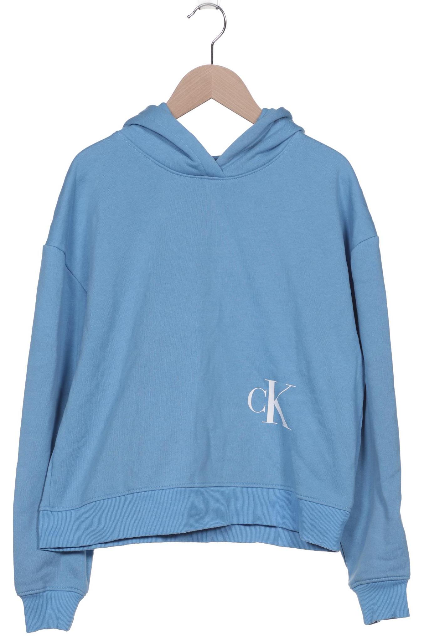 

Calvin Klein Jeans Damen Kapuzenpullover, hellblau