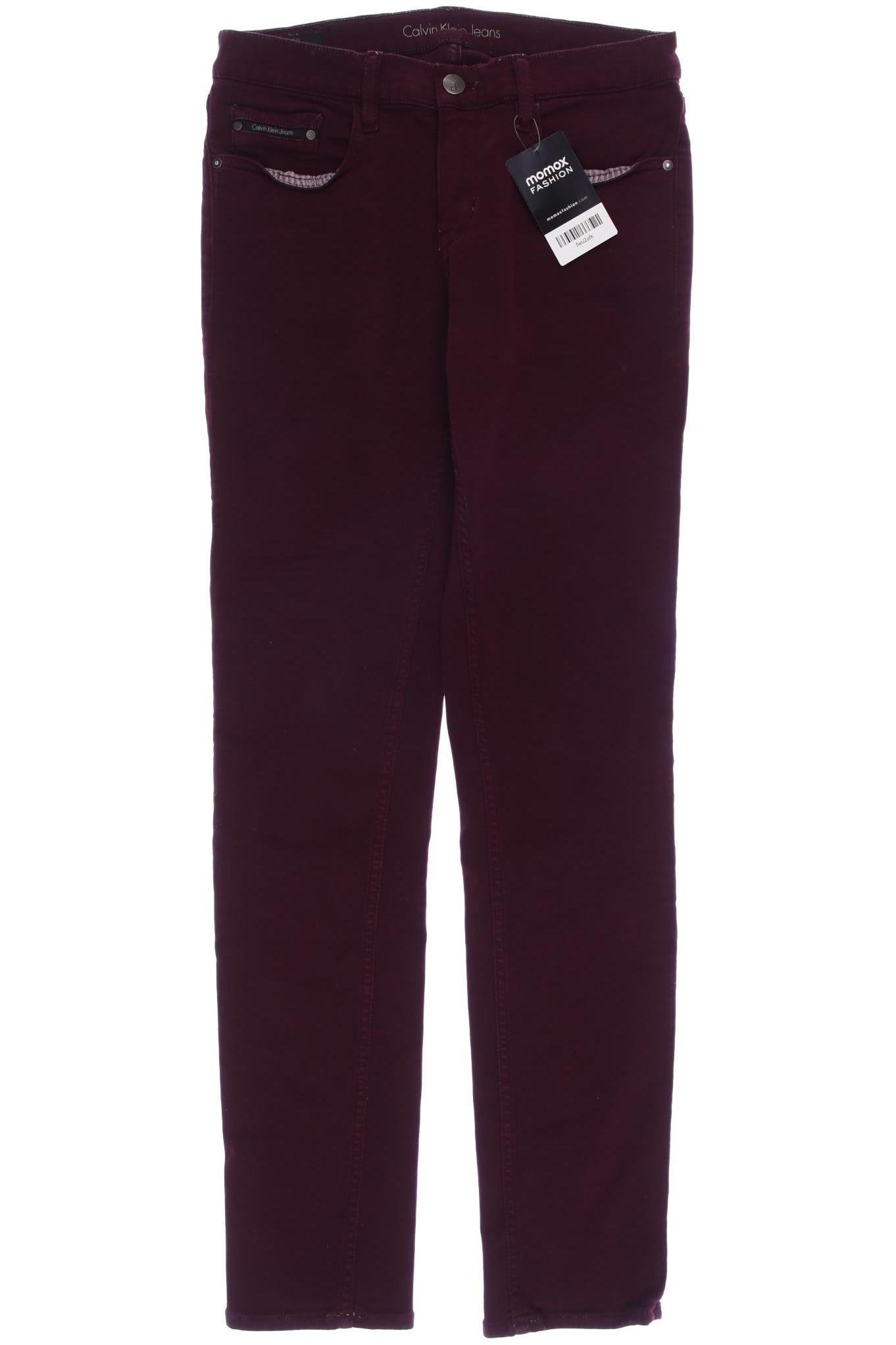 

Calvin Klein Jeans Damen Jeans, bordeaux, Gr. 28